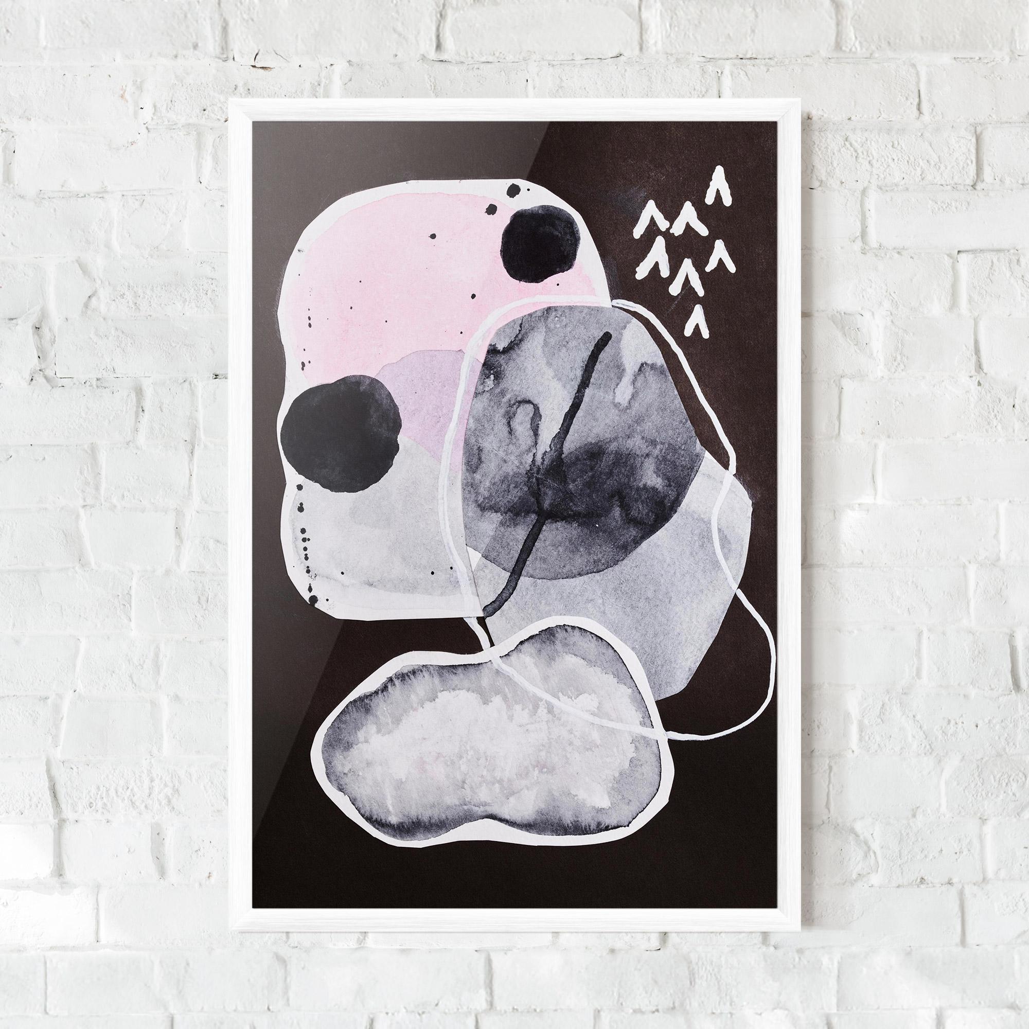 Gerahmte Poster Abstract Collage mockup 0