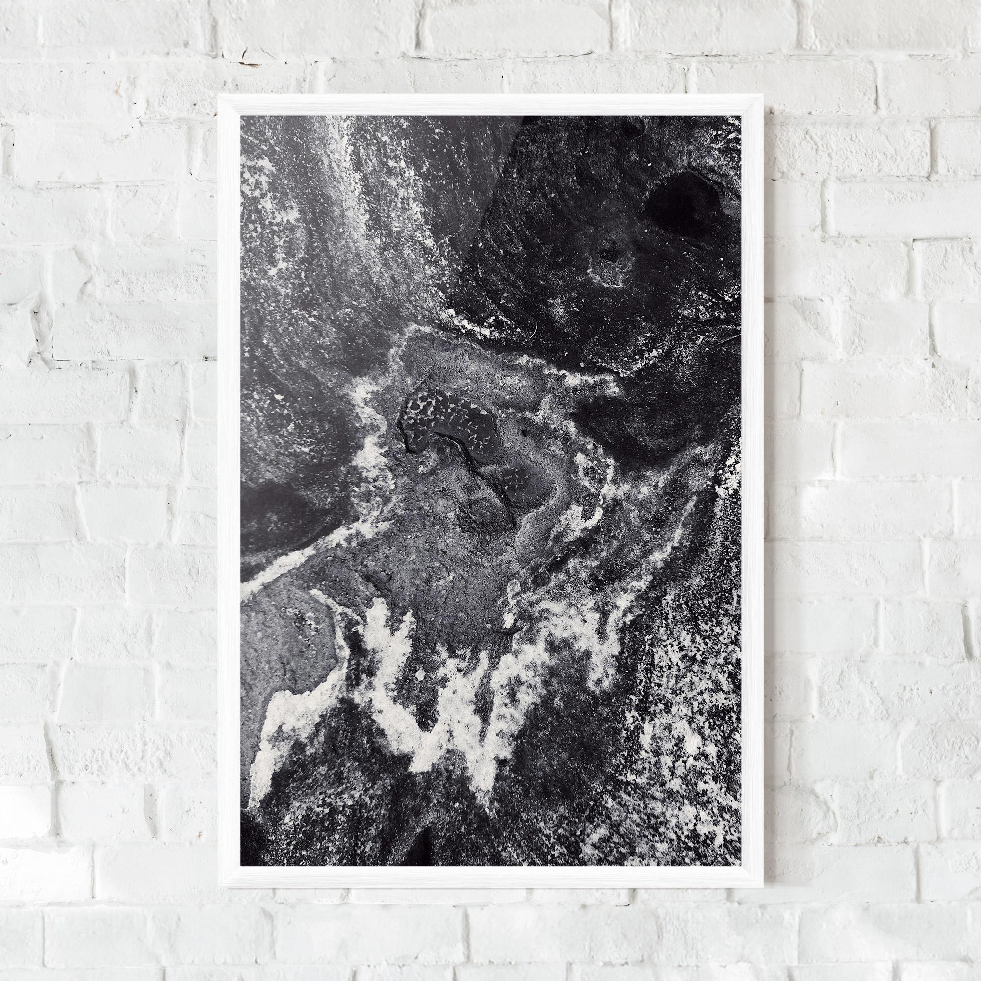 Gerahmte Poster Black And White Abstract mockup 0