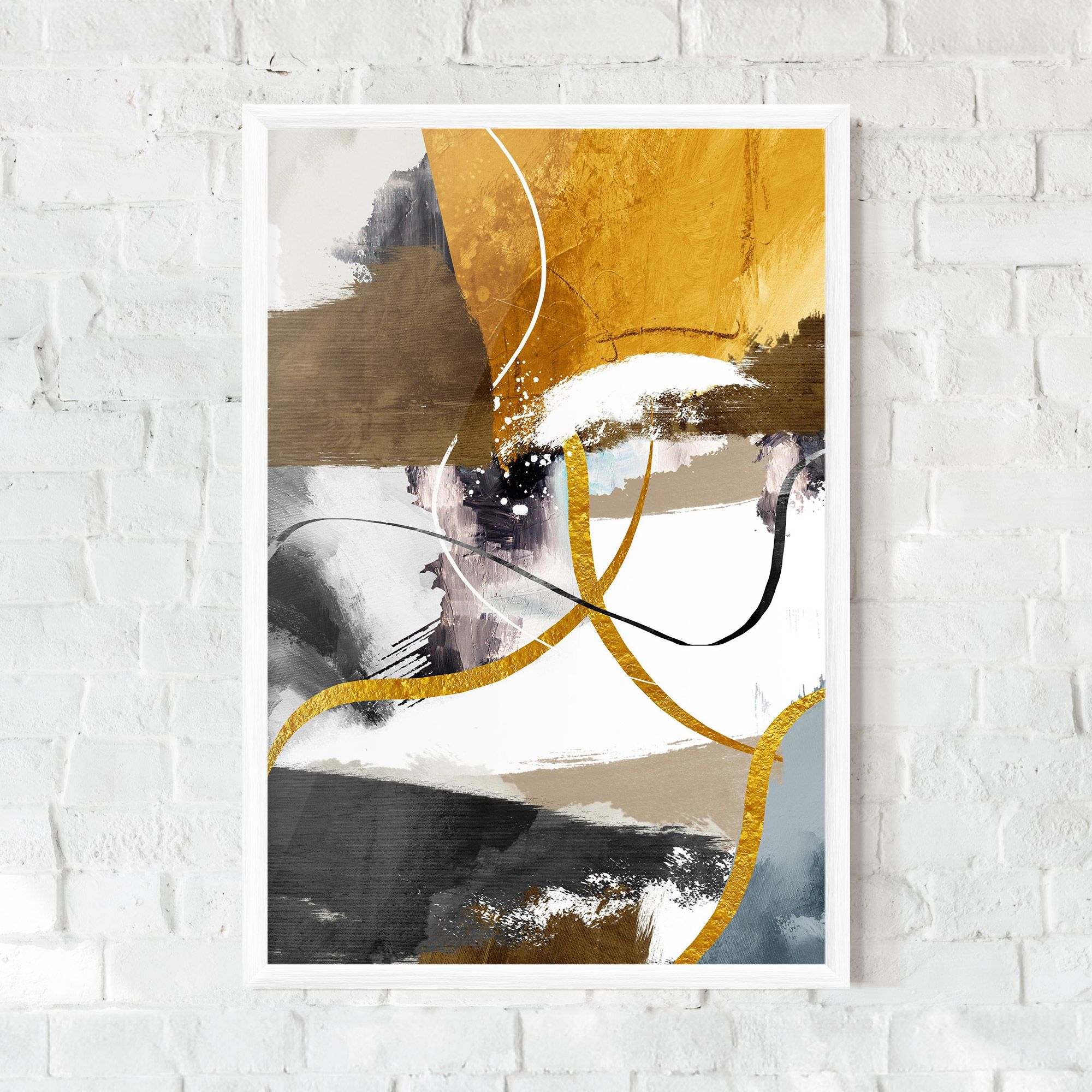 Chaotic Golden Painting mockup 0