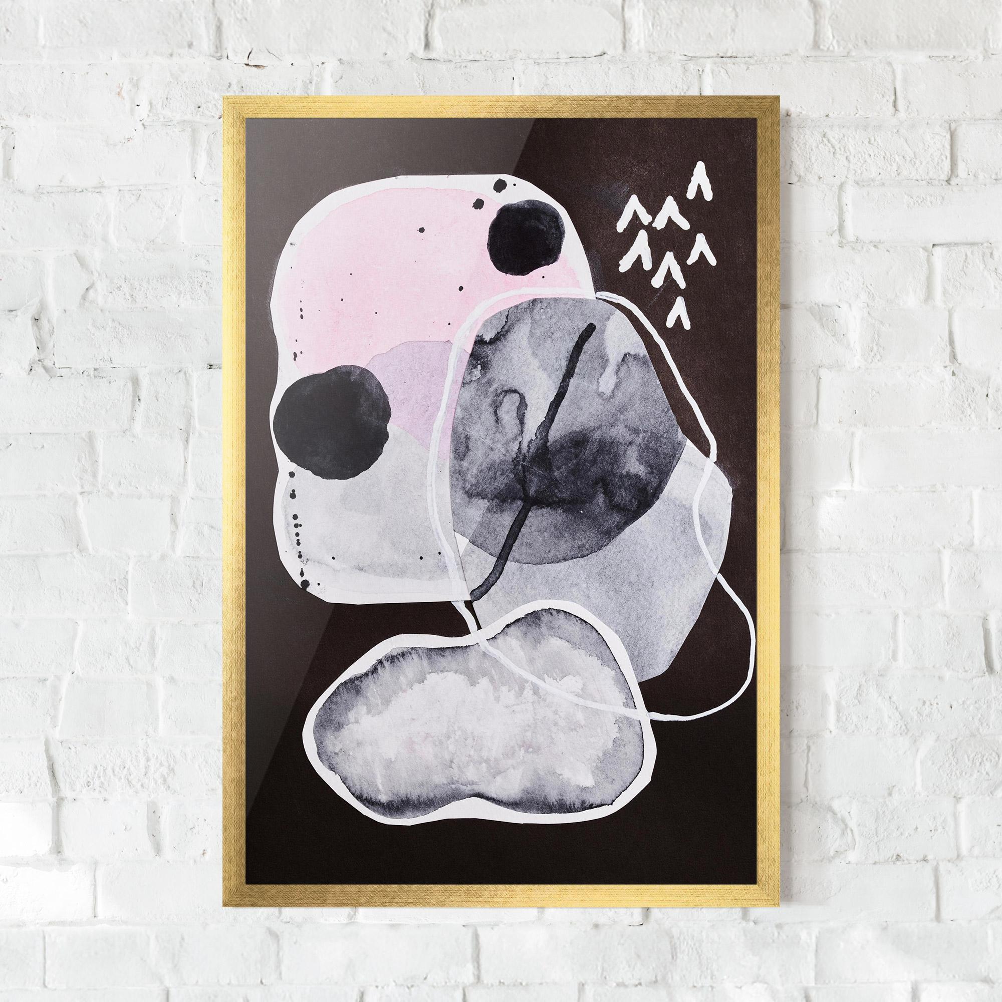 Gerahmte Poster Abstract Collage mockup 0