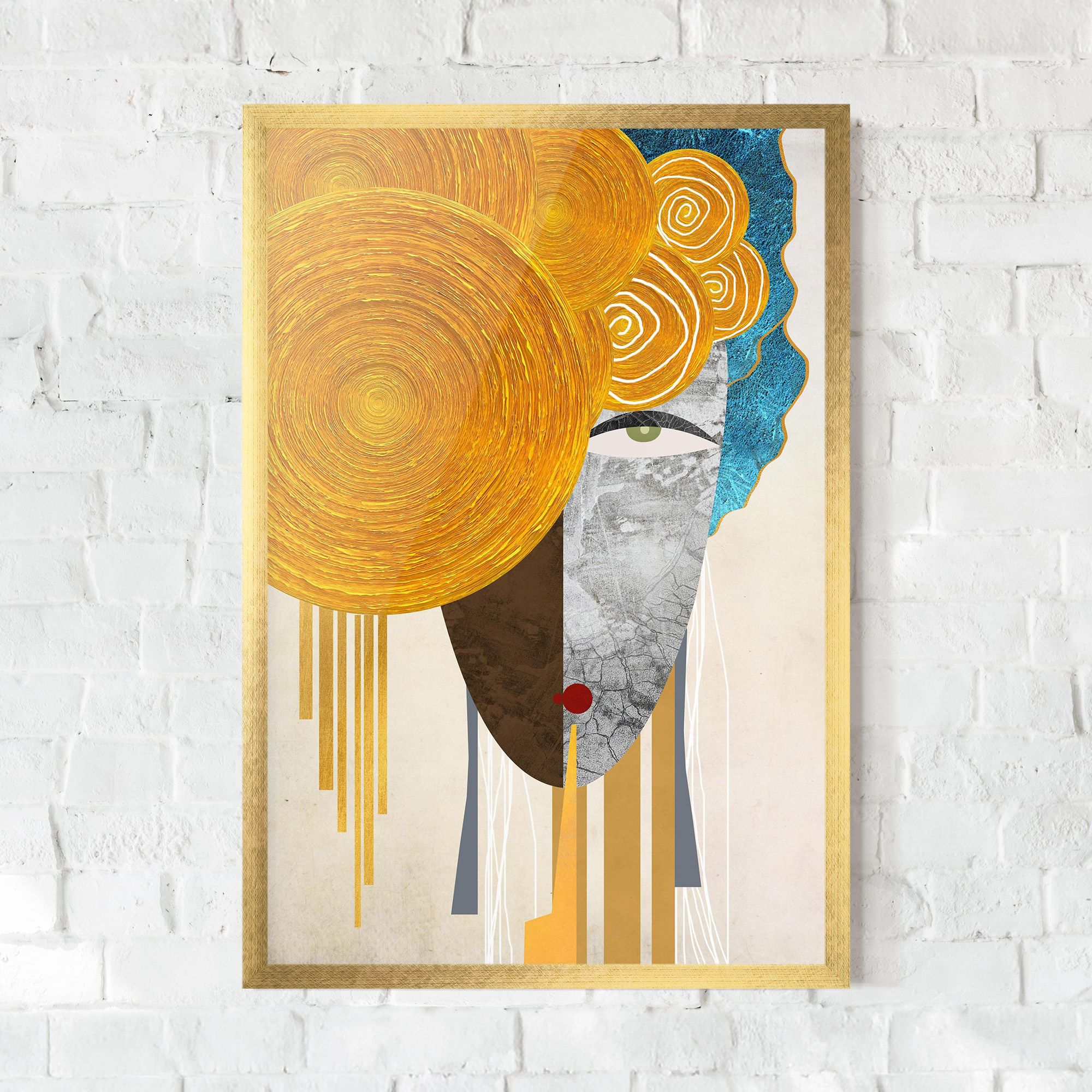 Abstract Grey Face 1 mockup 0