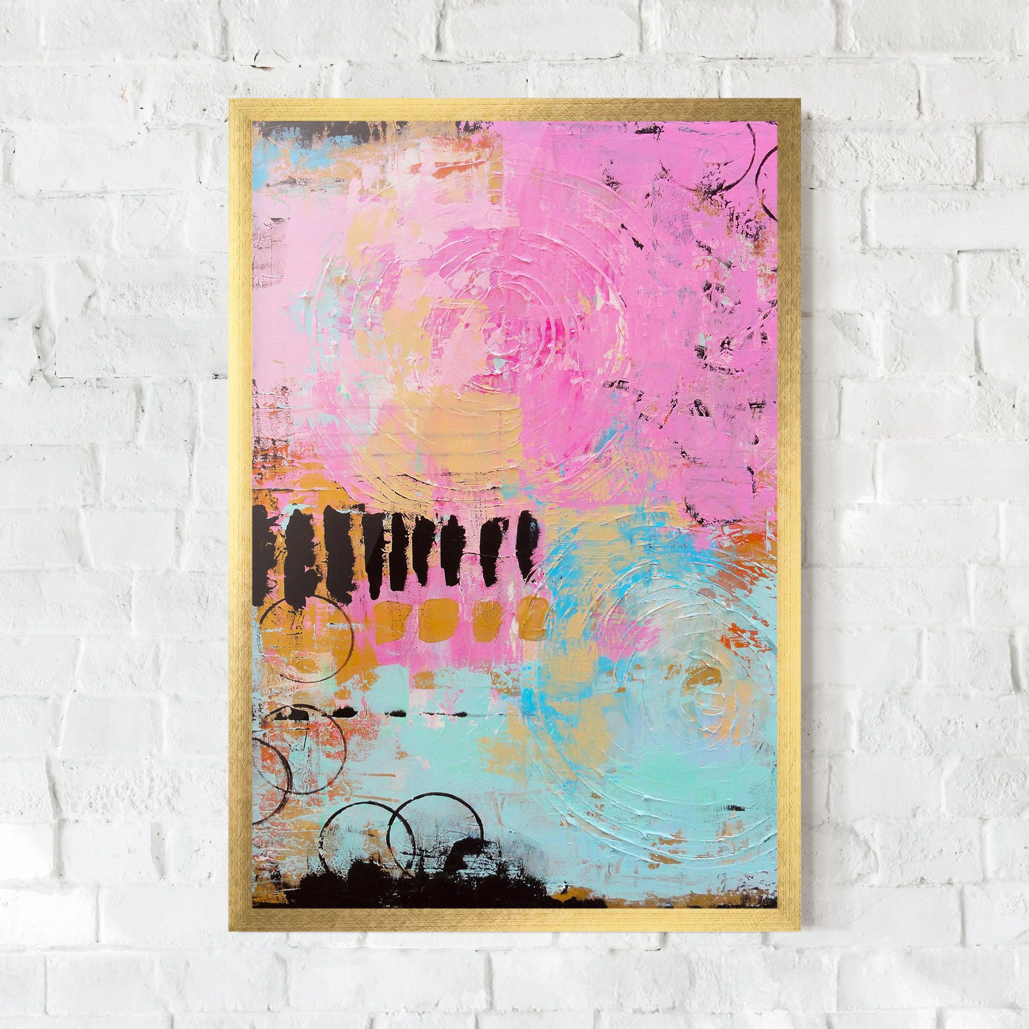 Abstract Pink Circle mockup 0