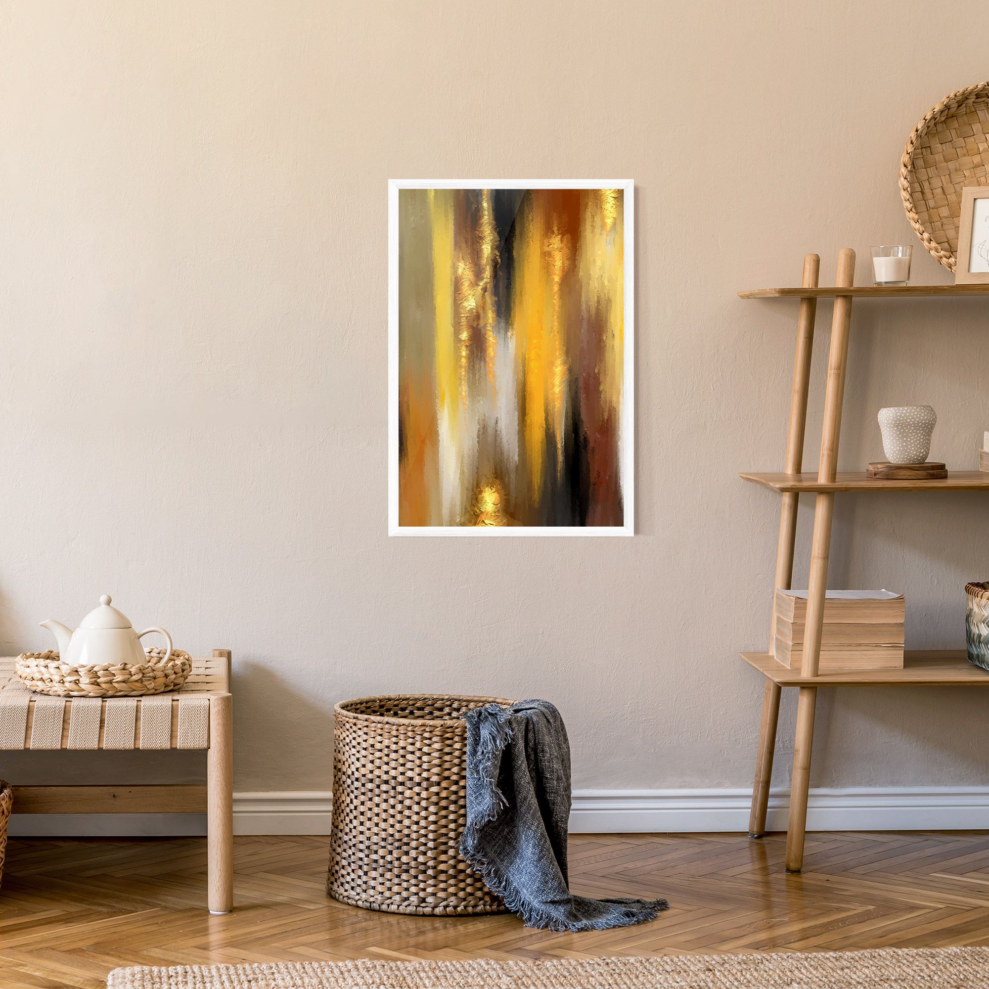 Golden Brown Art mockup 9