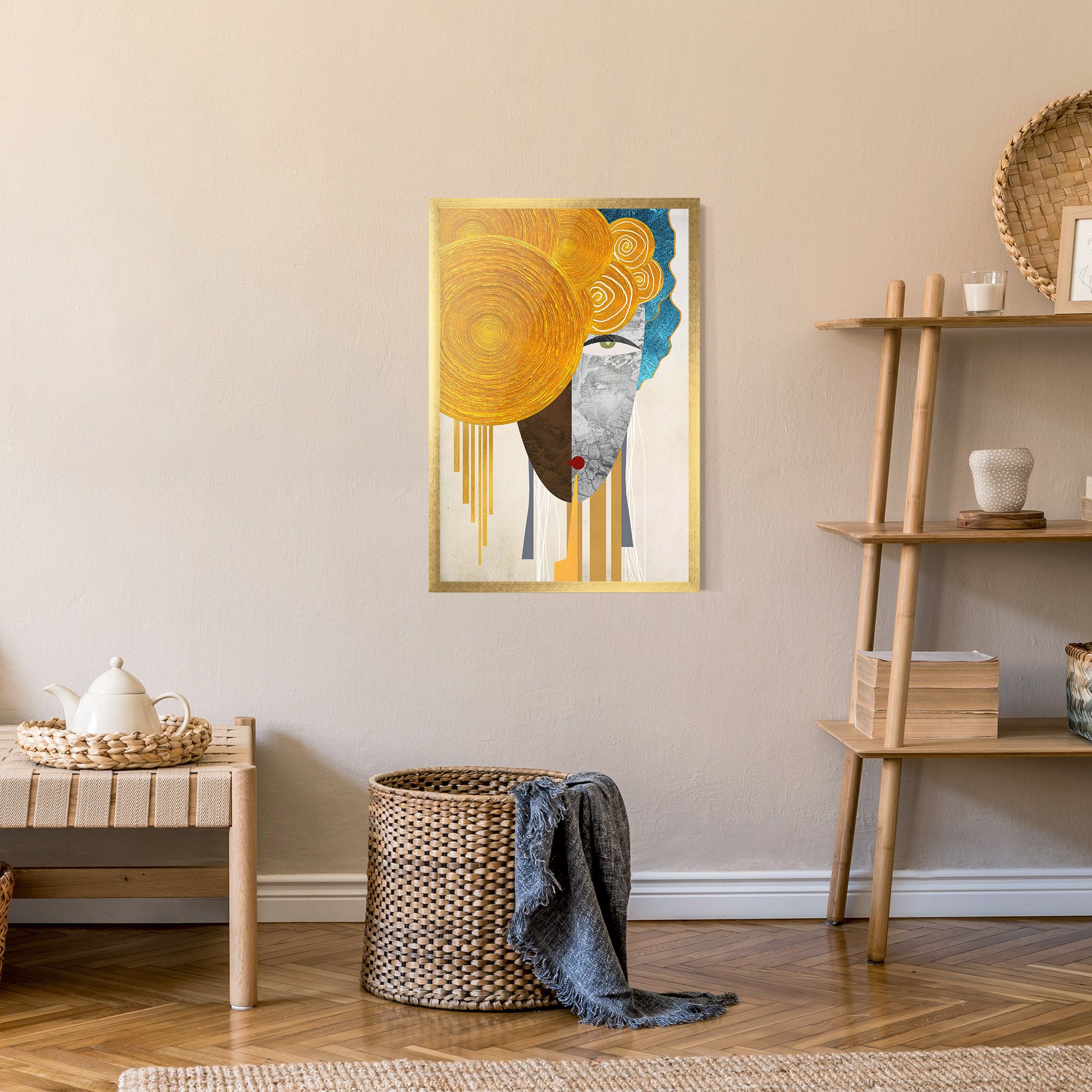 Abstract Grey Face 1 mockup 9