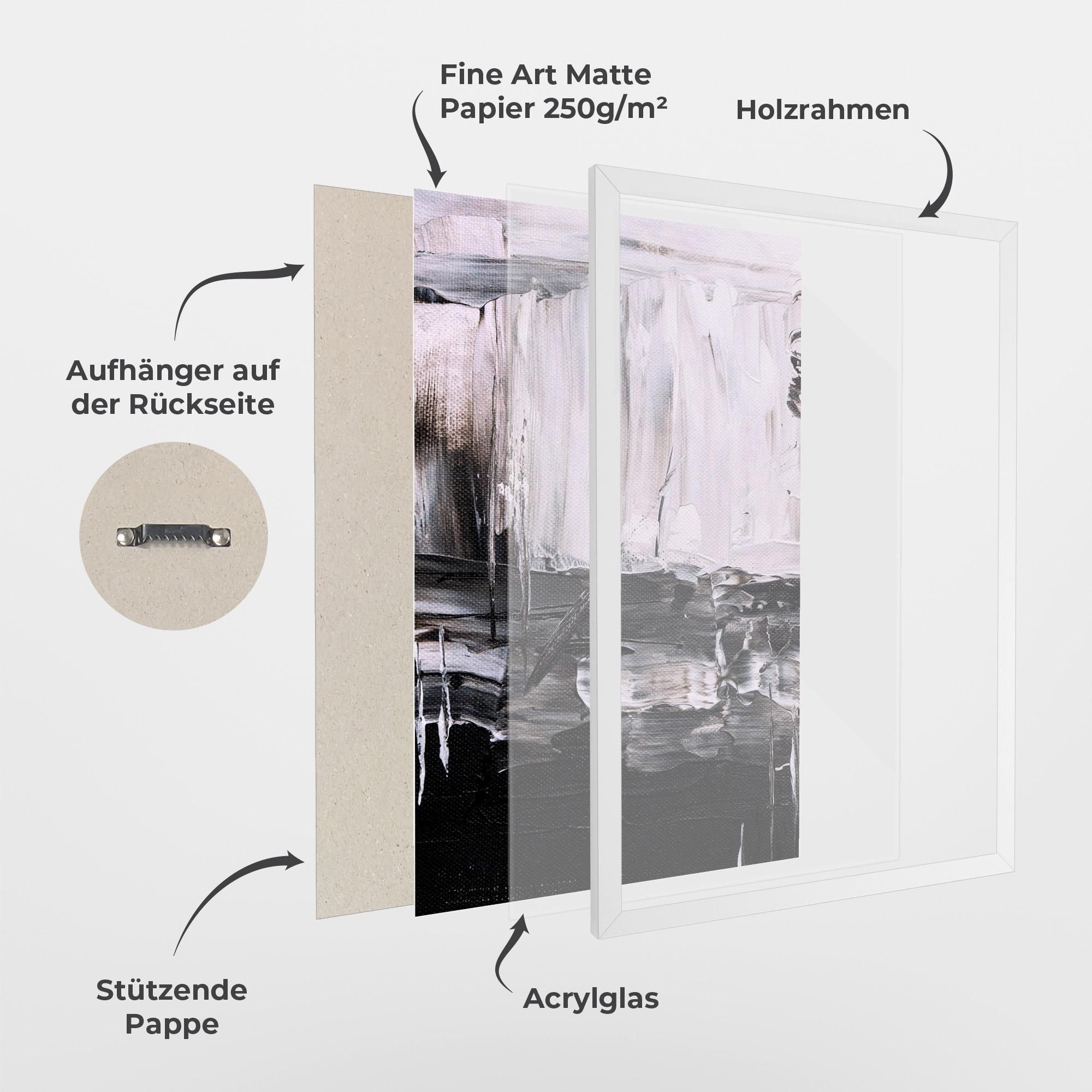 Gerahmte Poster Abstract Paintings mockup 1