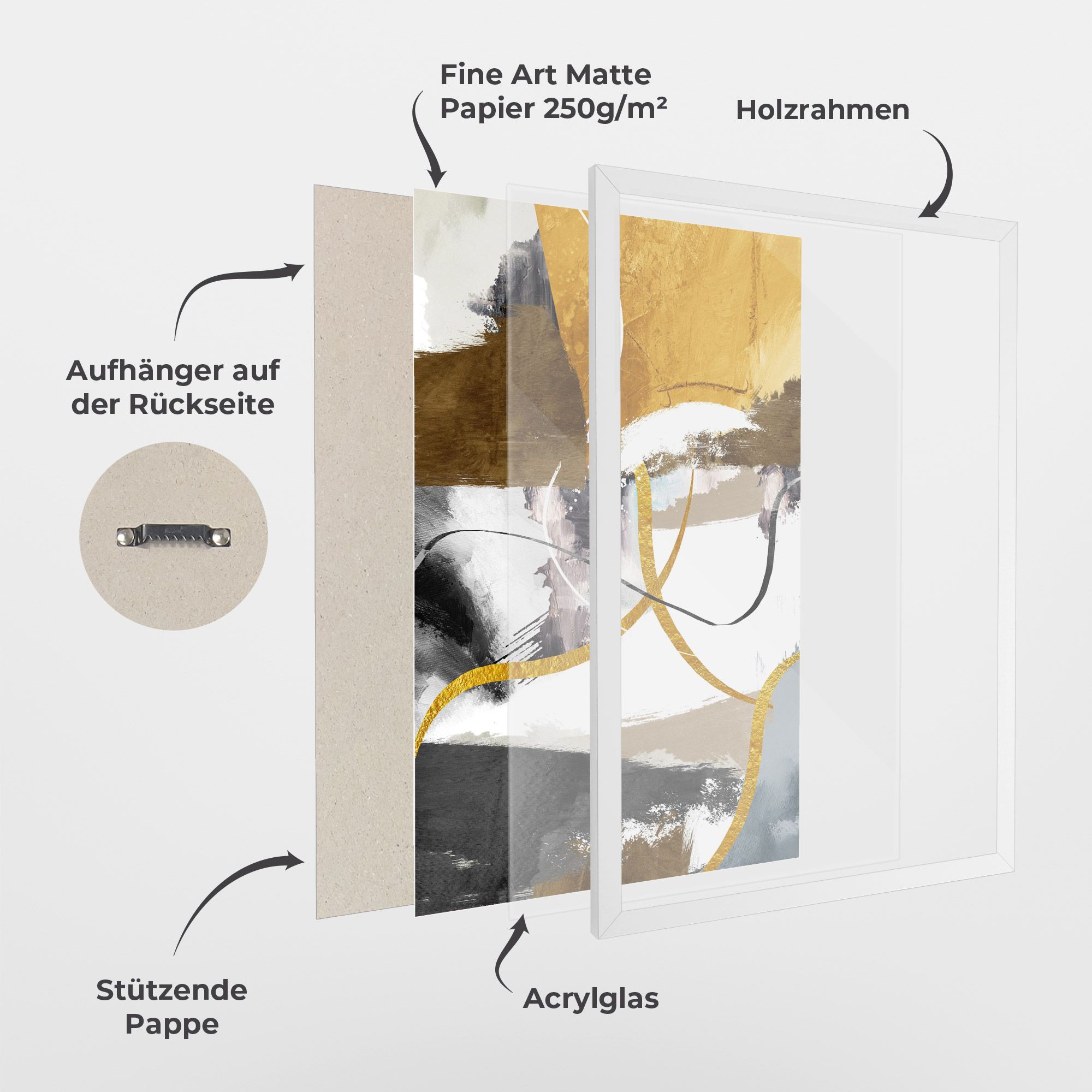 Chaotic Golden Painting mockup 1