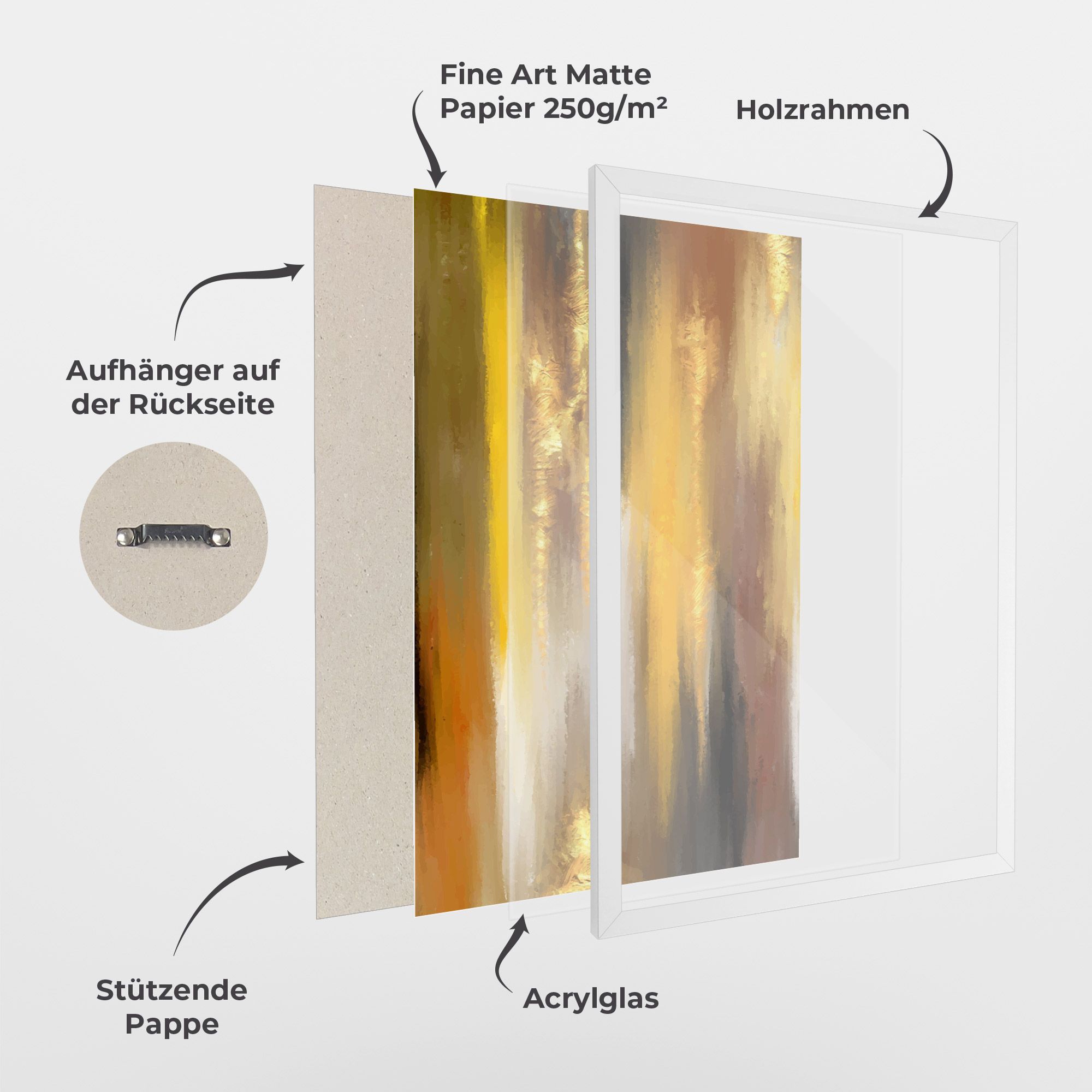 Golden Brown Art mockup 1