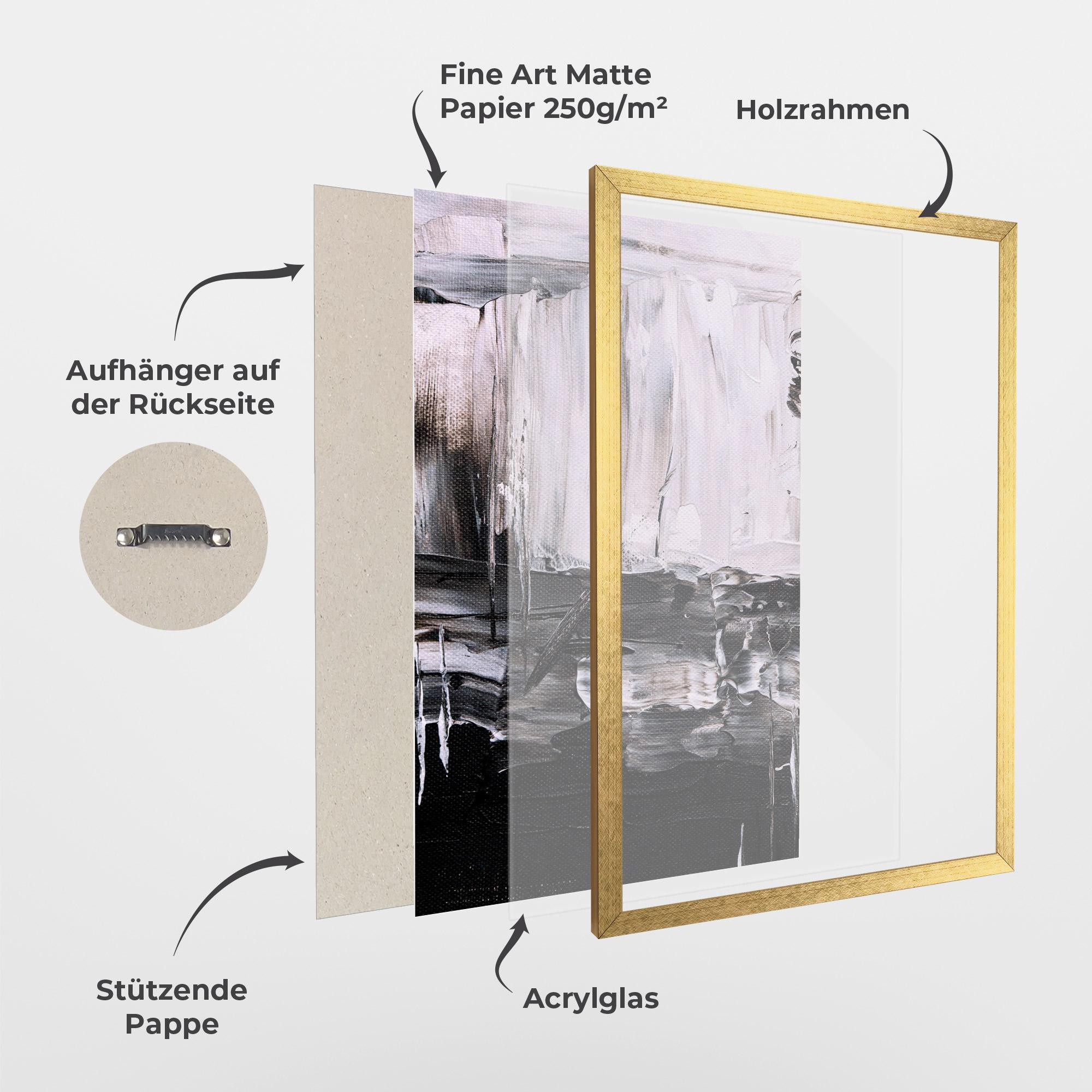 Gerahmte Poster Abstract Paintings mockup 1