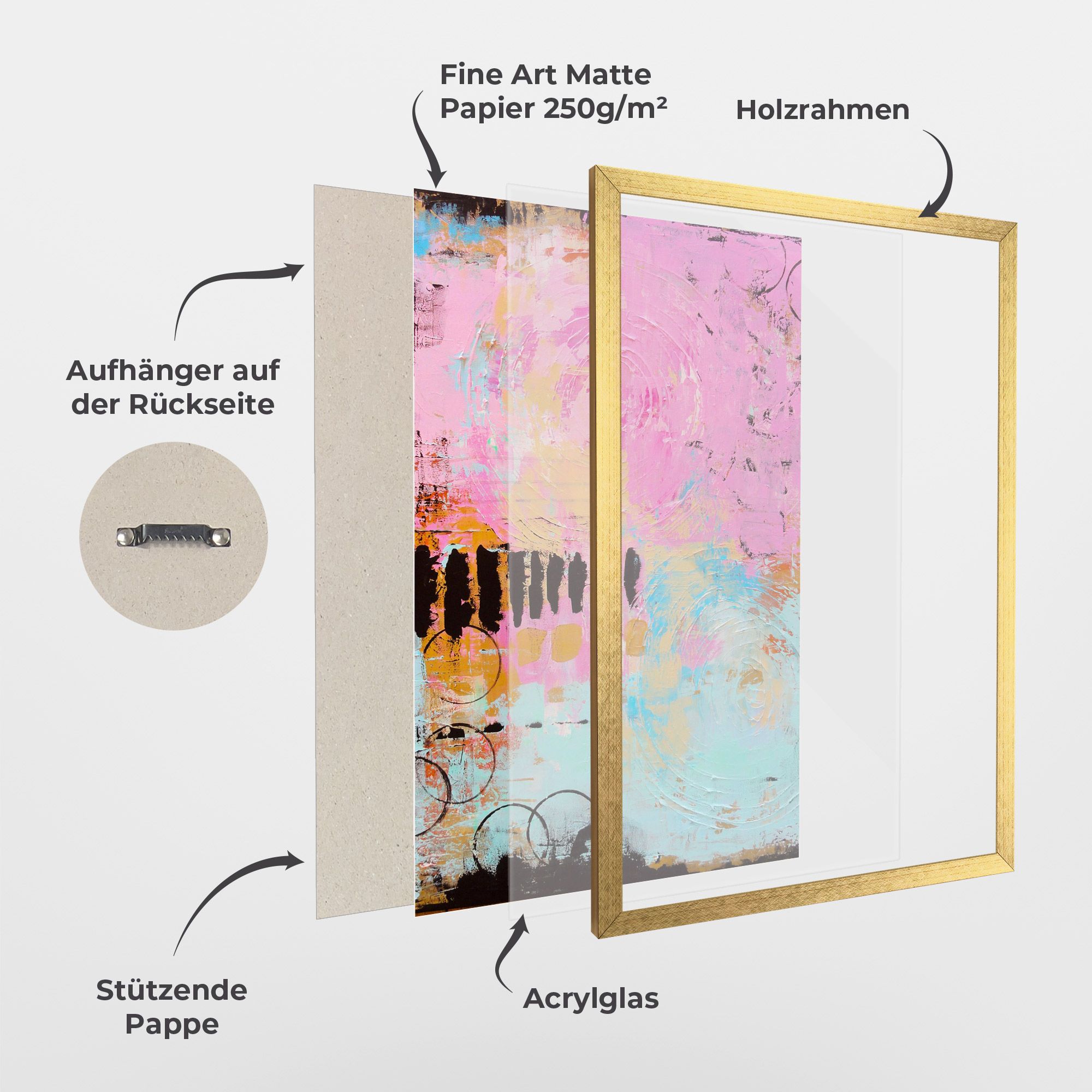 Abstract Pink Circle mockup 1