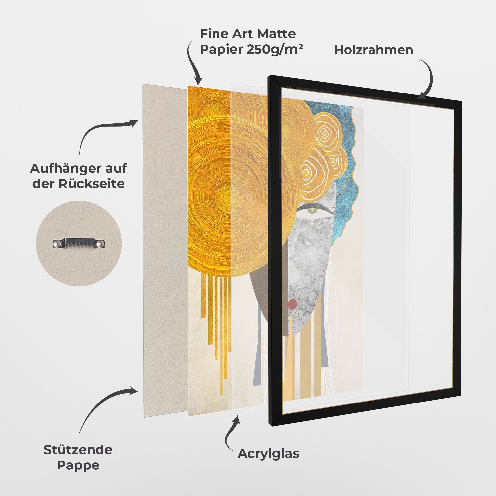 Abstract Grey Face 1 mockup 1