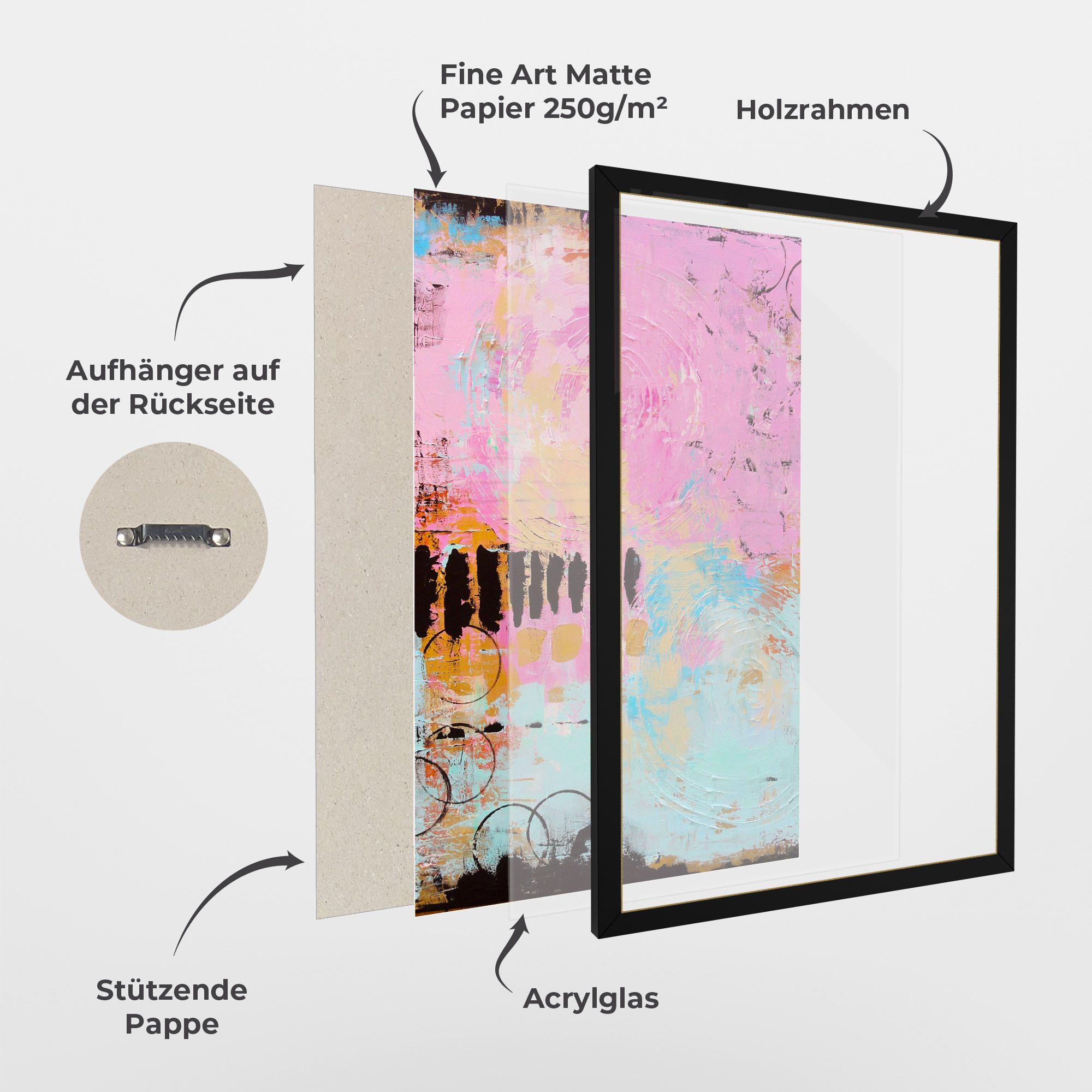 Abstract Pink Circle mockup 1