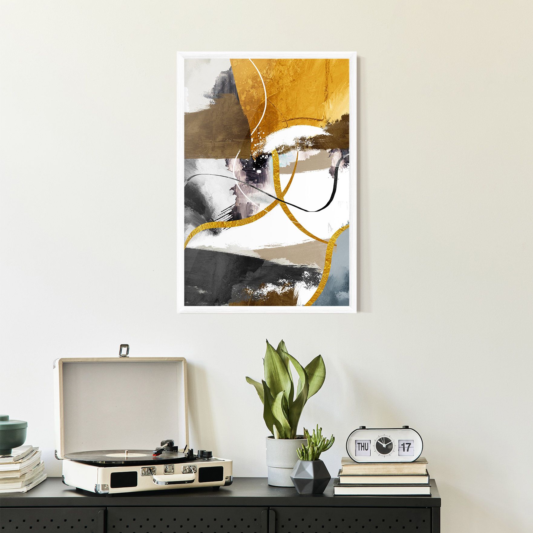 Chaotic Golden Painting mockup 2