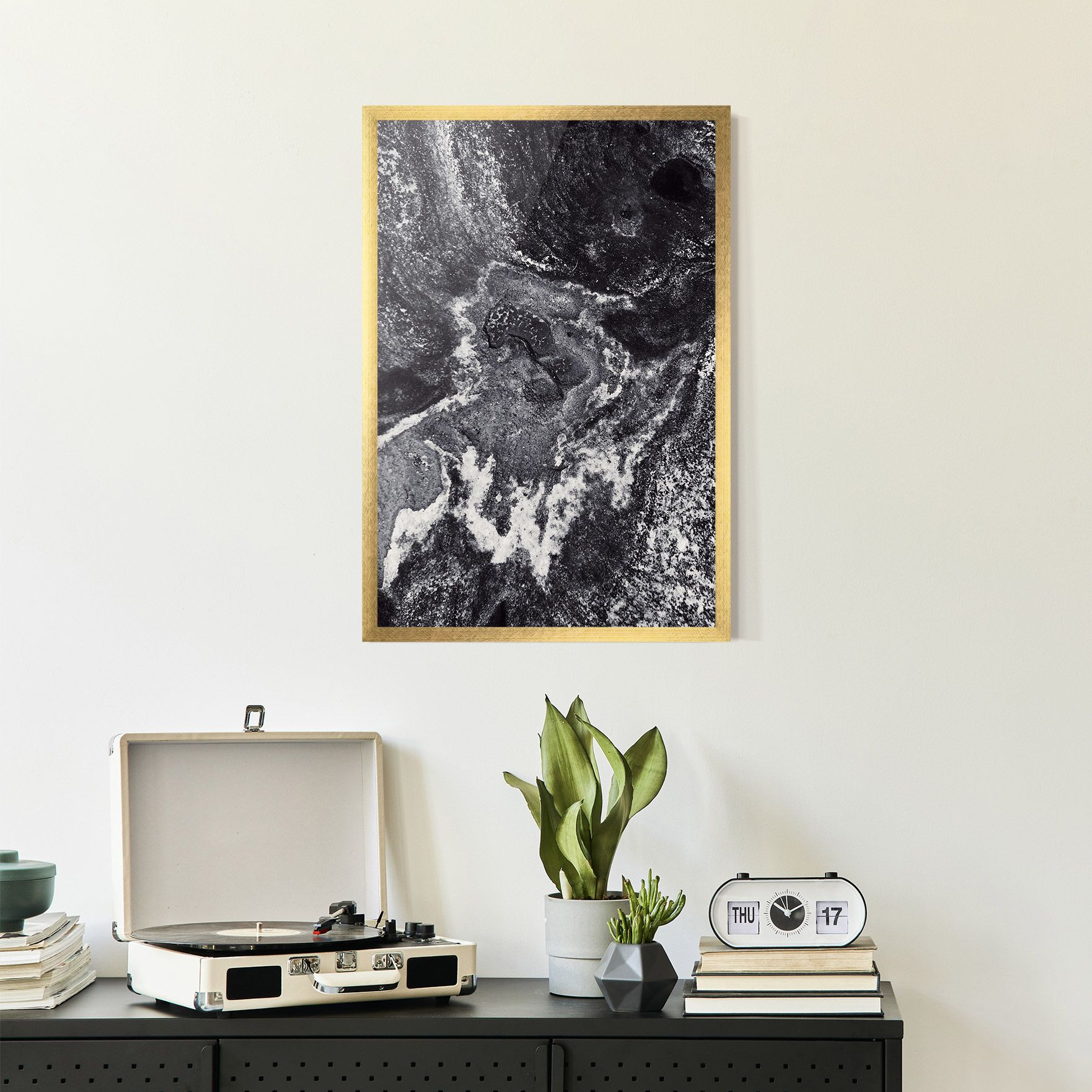 Black And White Abstract mockup 2