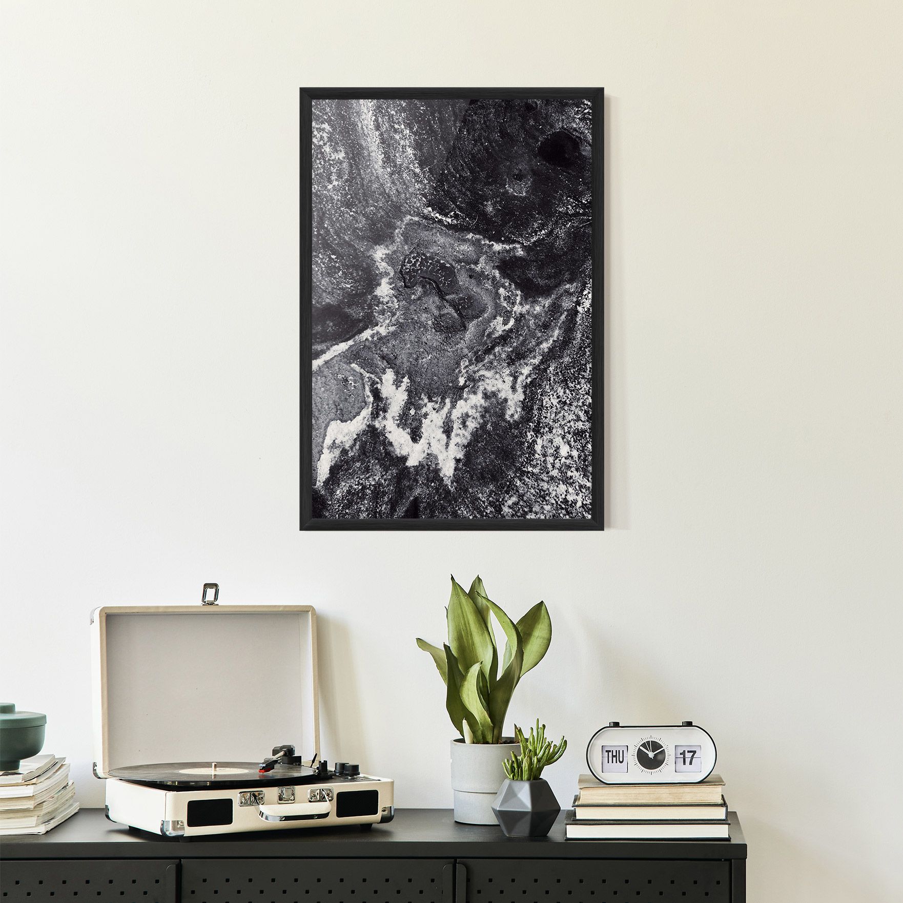 Black And White Abstract mockup 2