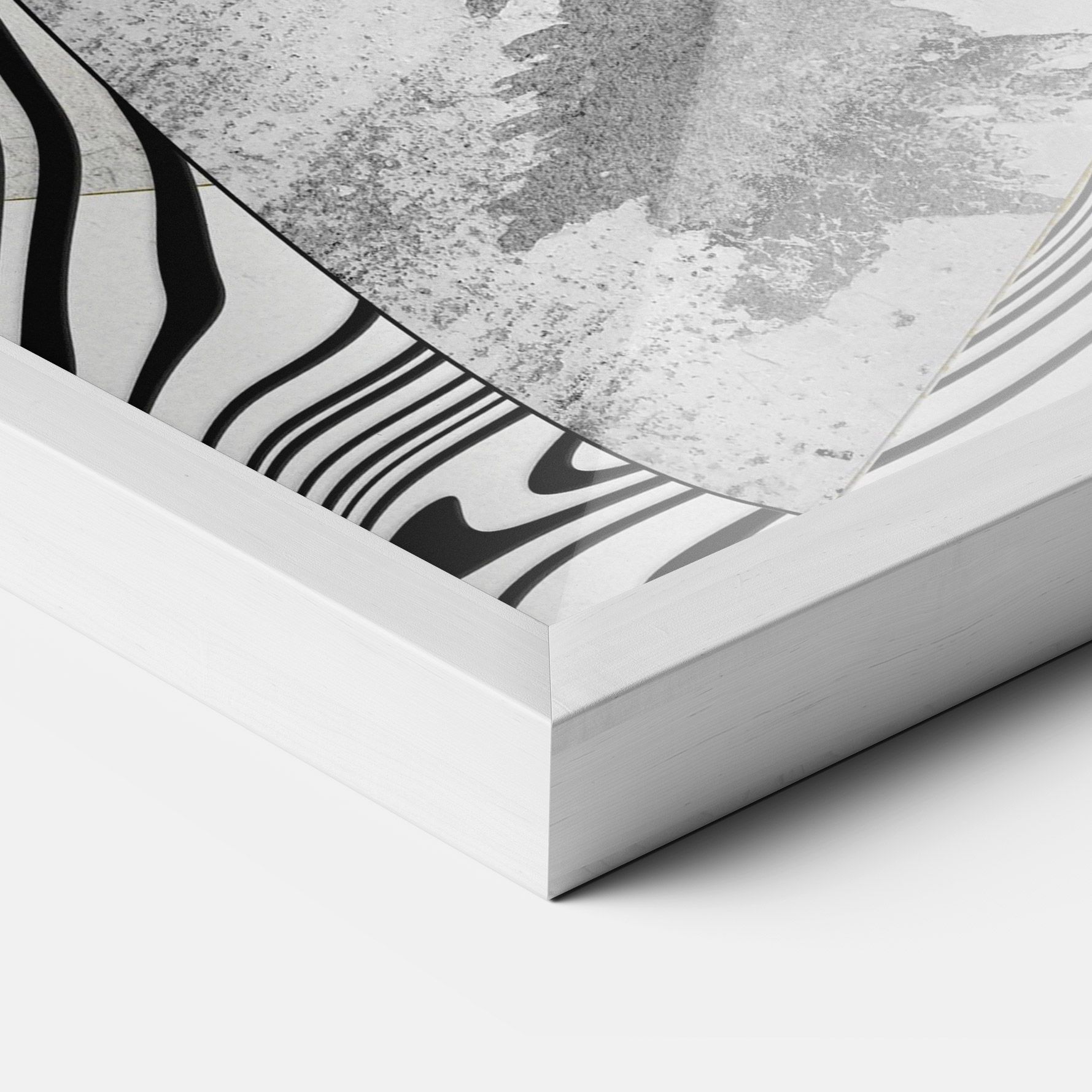 Abstract Black Lines mockup 3