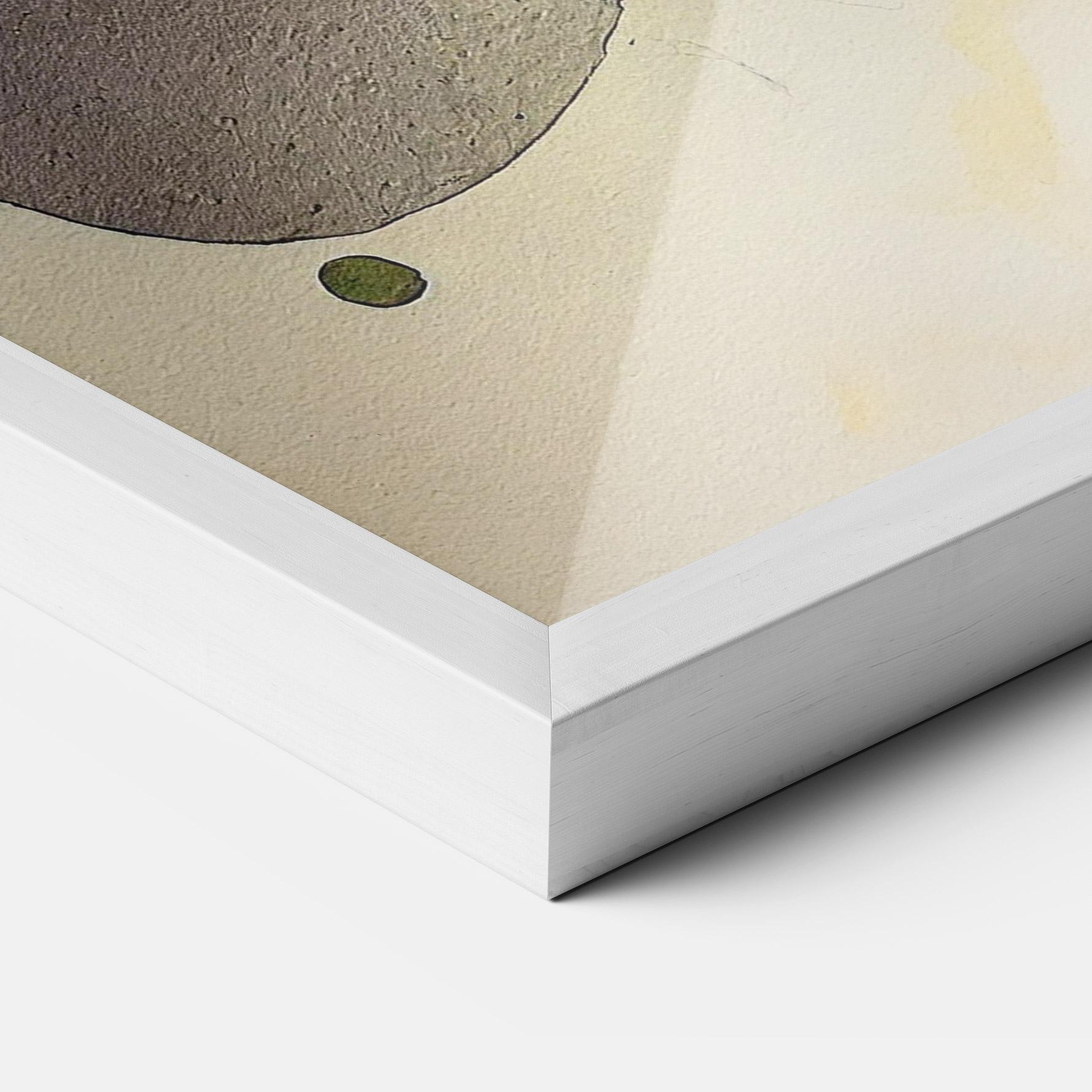 Gerahmte Poster Abstract Lemons mockup 3