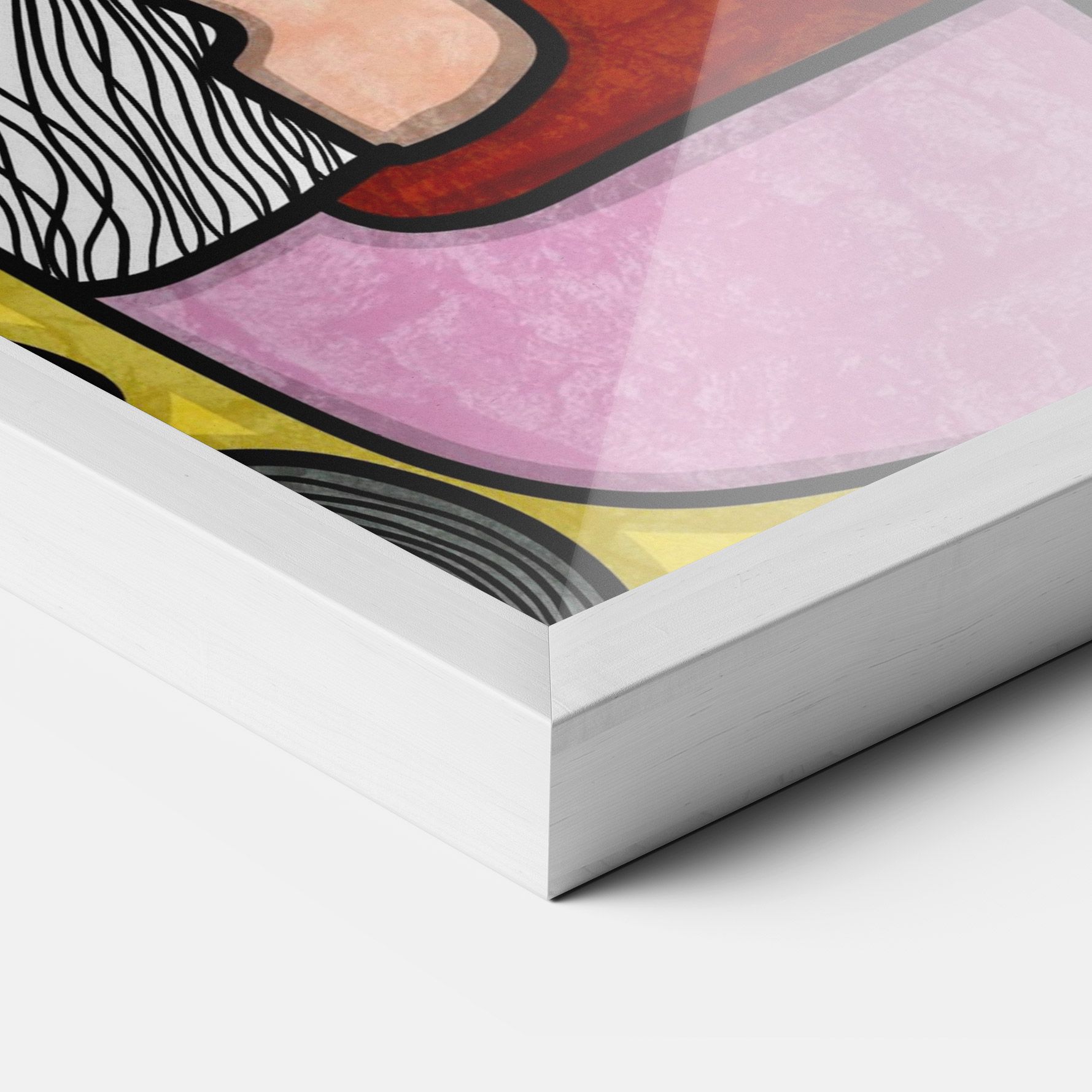 Abstract Looking Eyes mockup 3