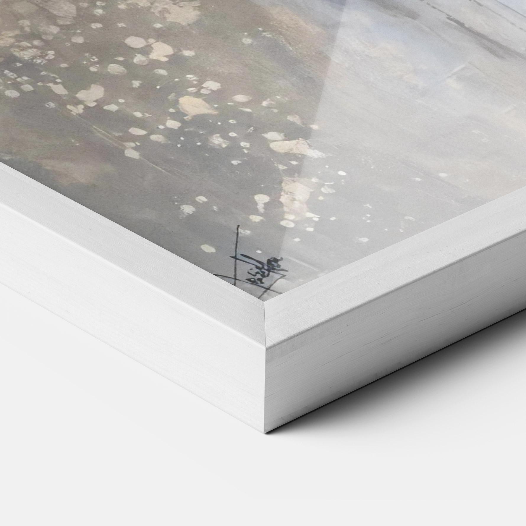 Gerahmte Poster Abstract Moons mockup 3