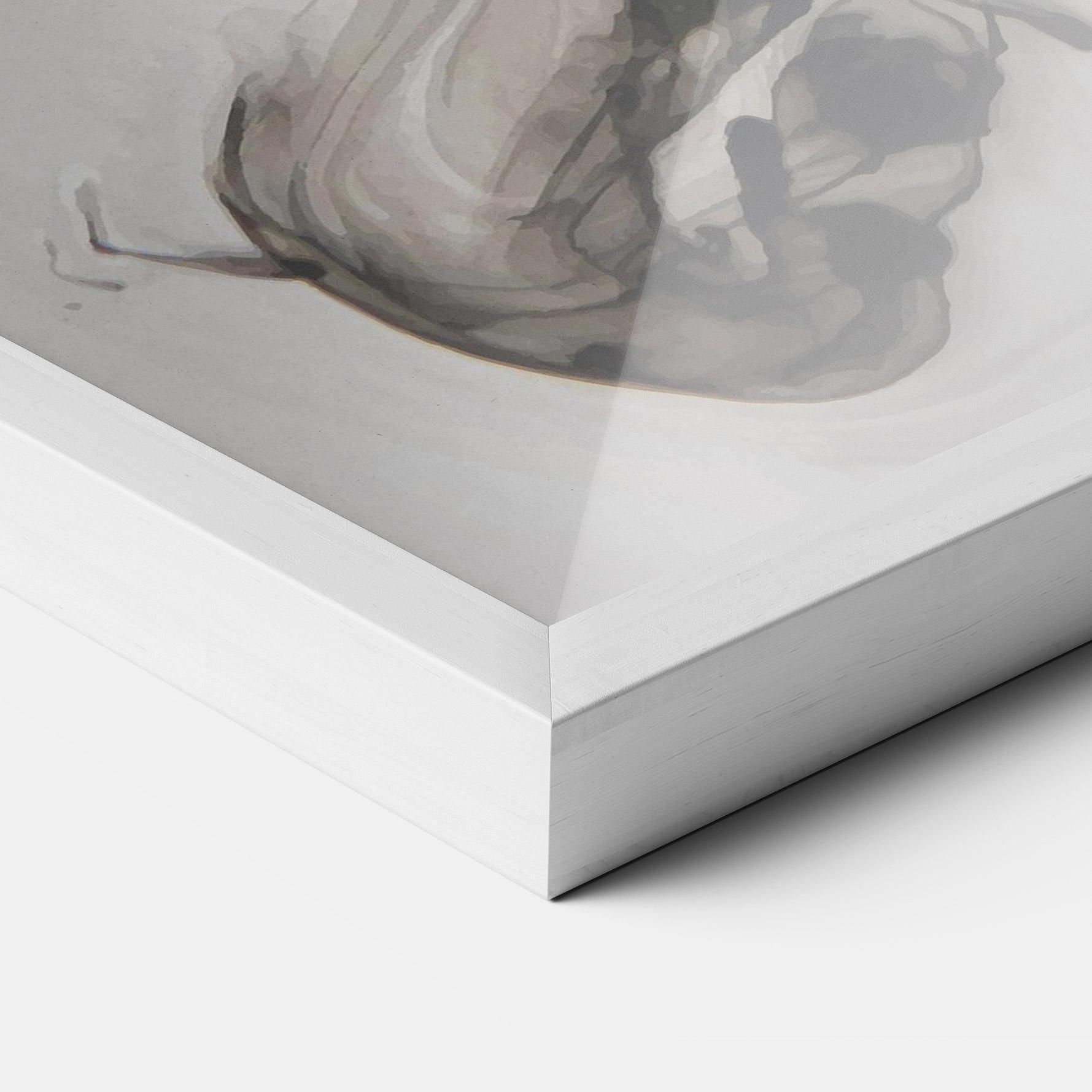 Gerahmte Poster Gold Glitter Watercolor mockup 3