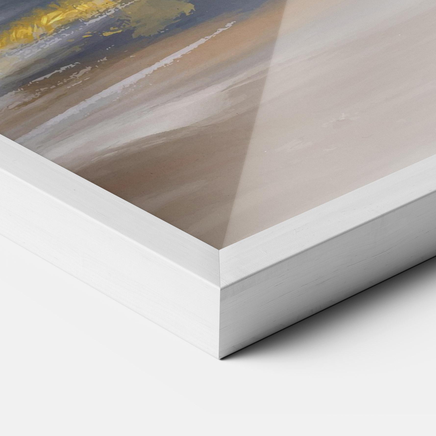 Gerahmte Poster Messy Gold Art mockup 3