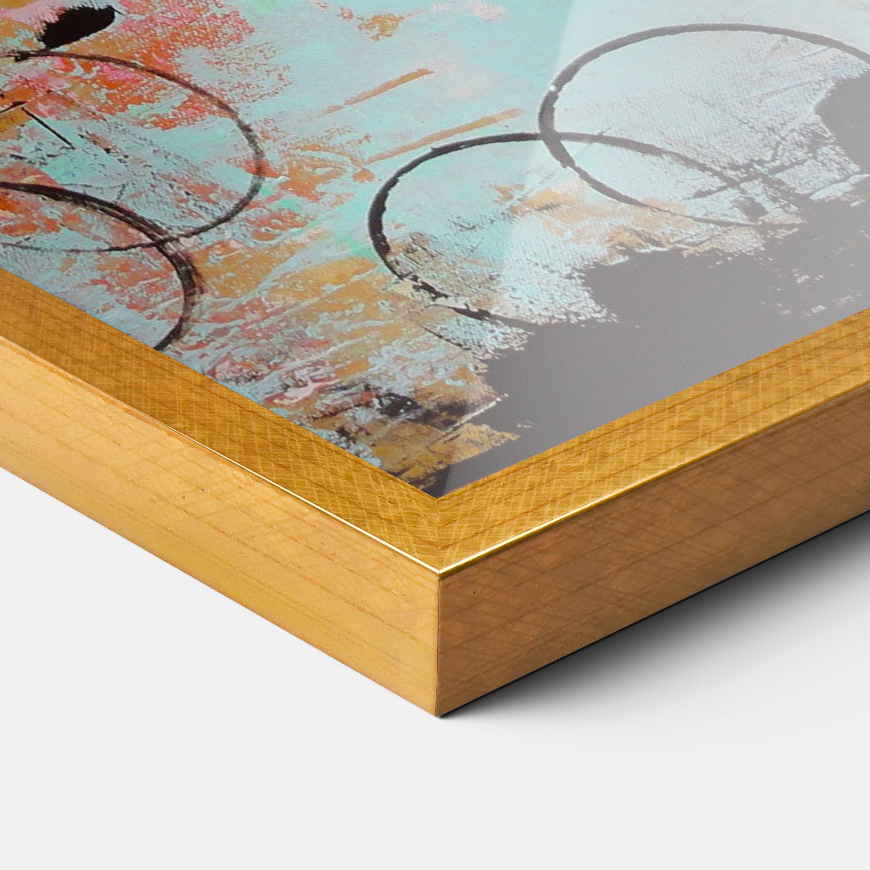 Abstract Pink Circle mockup 3