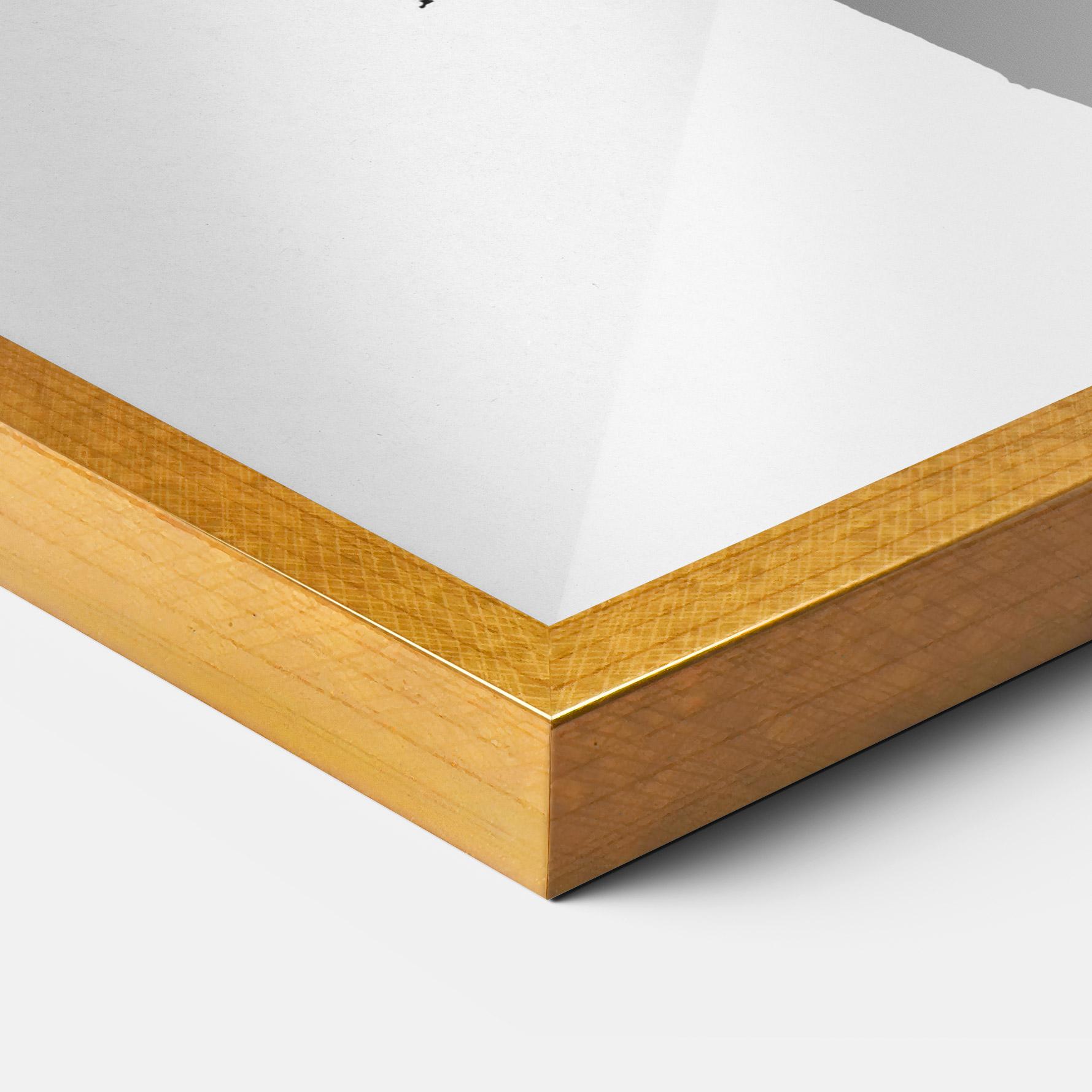 Gerahmte Poster Orange Sun 01 mockup 3