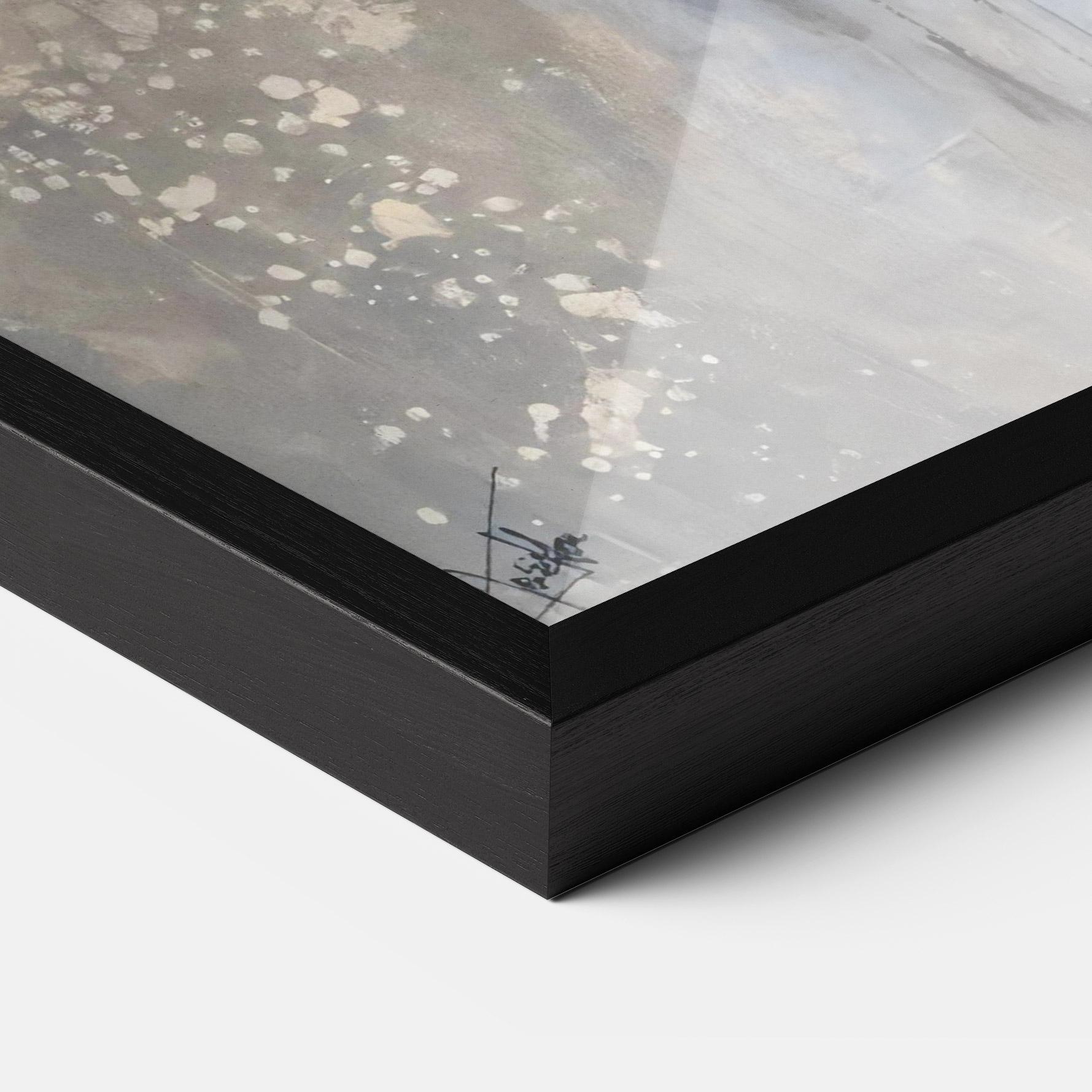 Gerahmte Poster Abstract Moons mockup 3