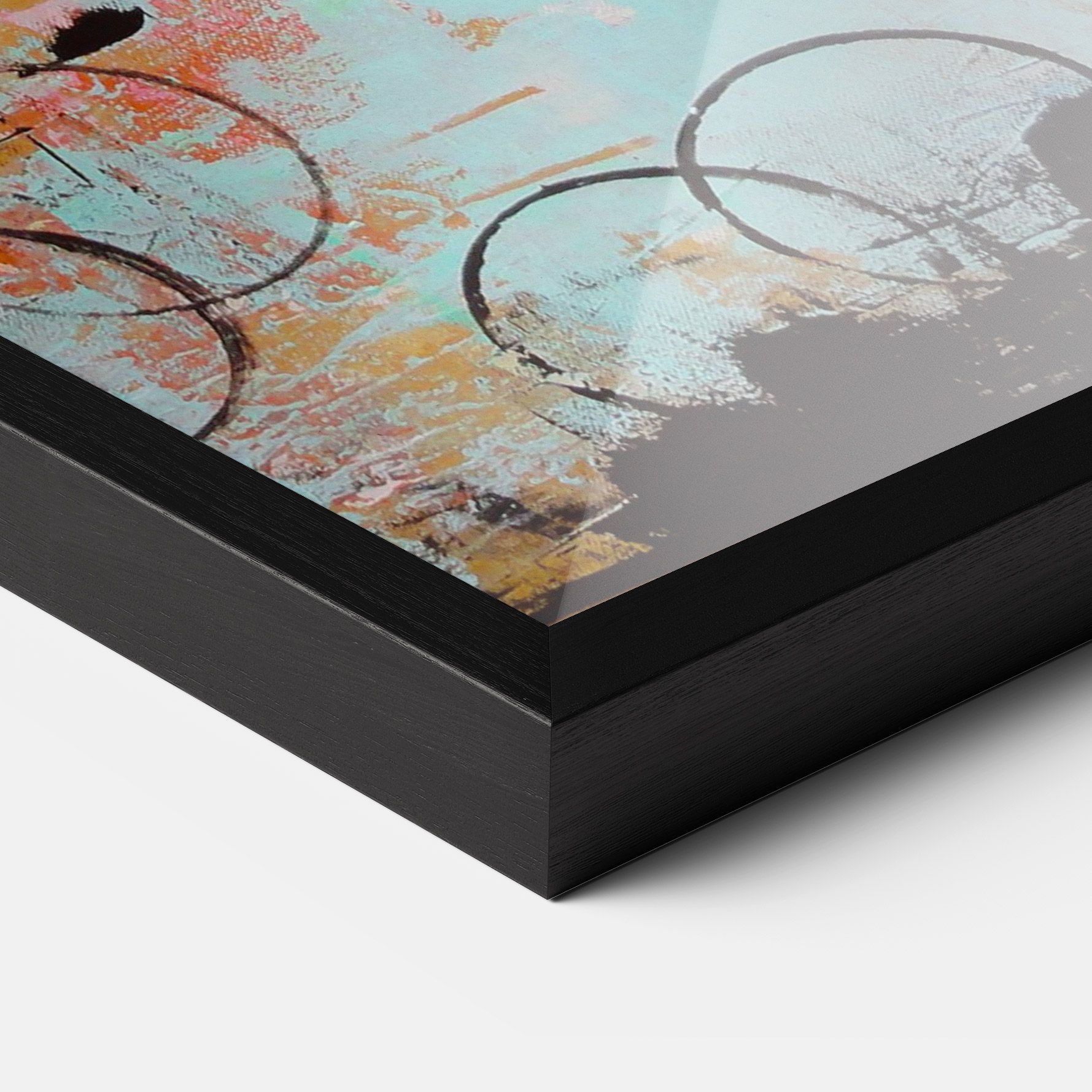 Abstract Pink Circle mockup 3