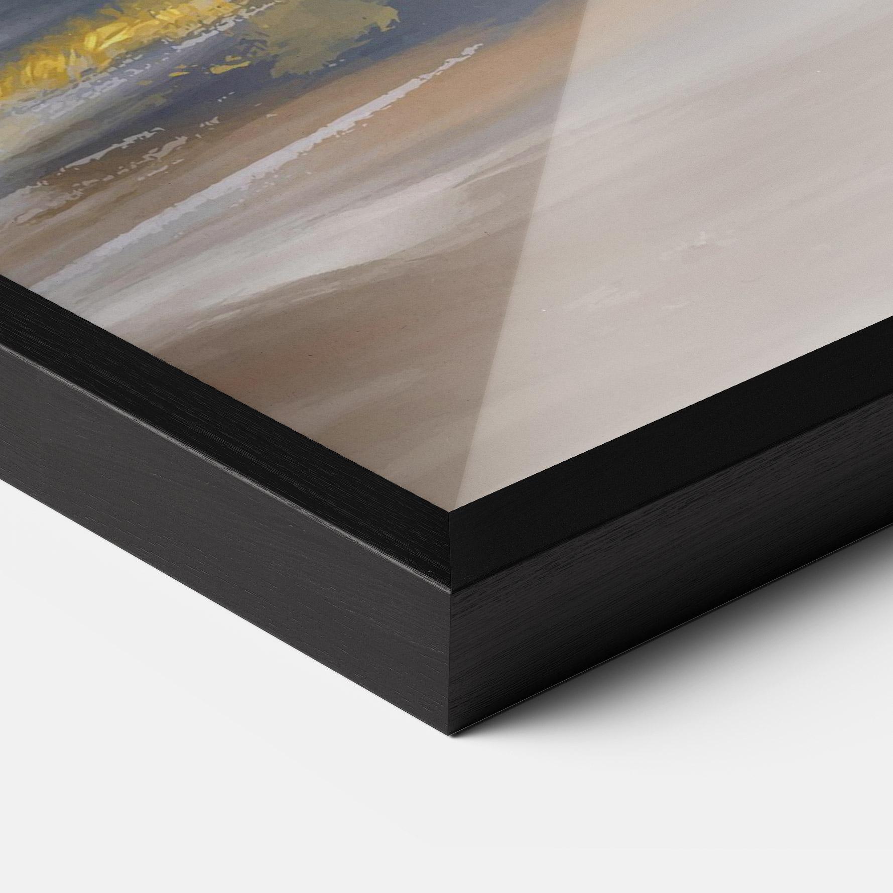 Gerahmte Poster Messy Gold Art mockup 3