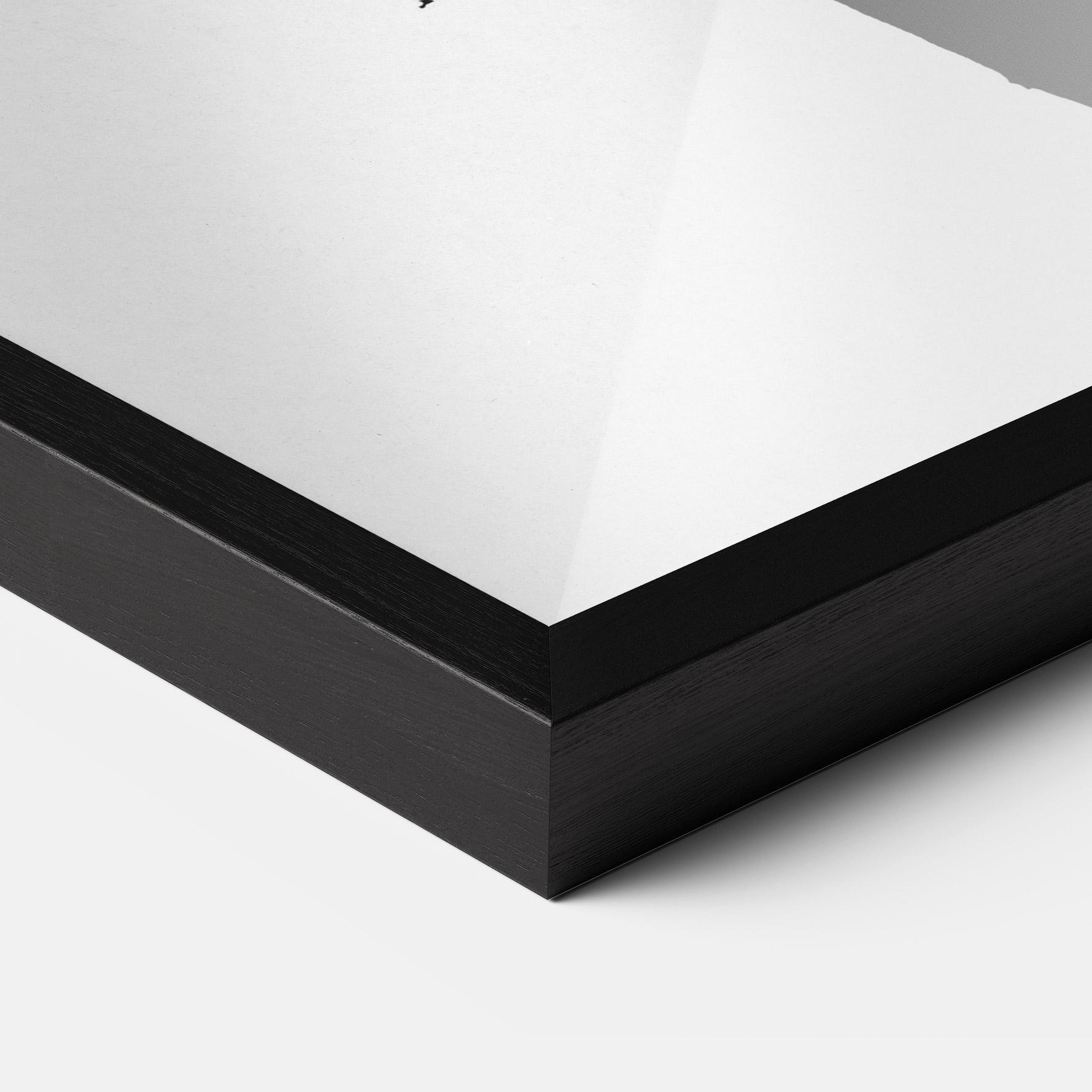 Gerahmte Poster Orange Sun 01 mockup 3