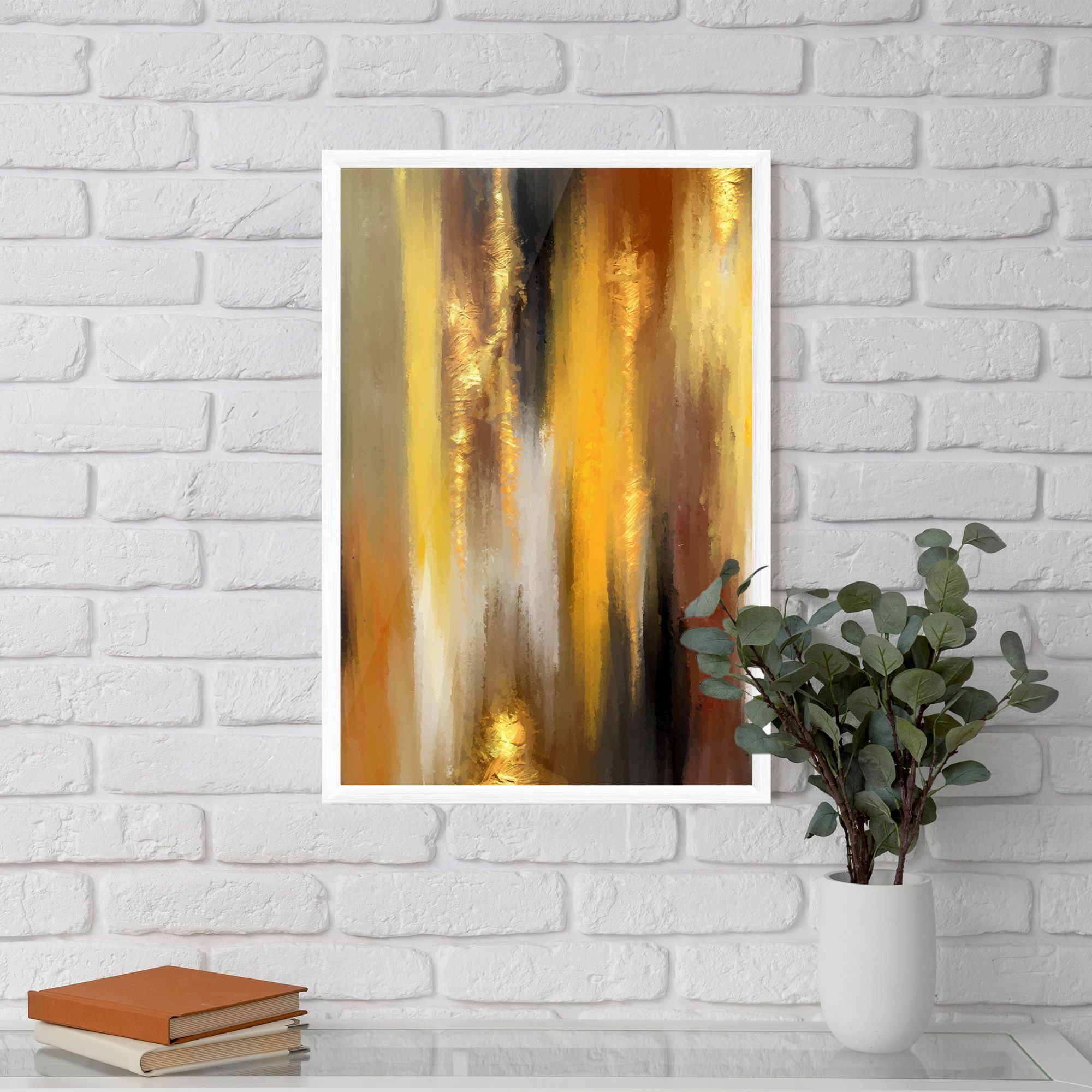 Golden Brown Art mockup 5