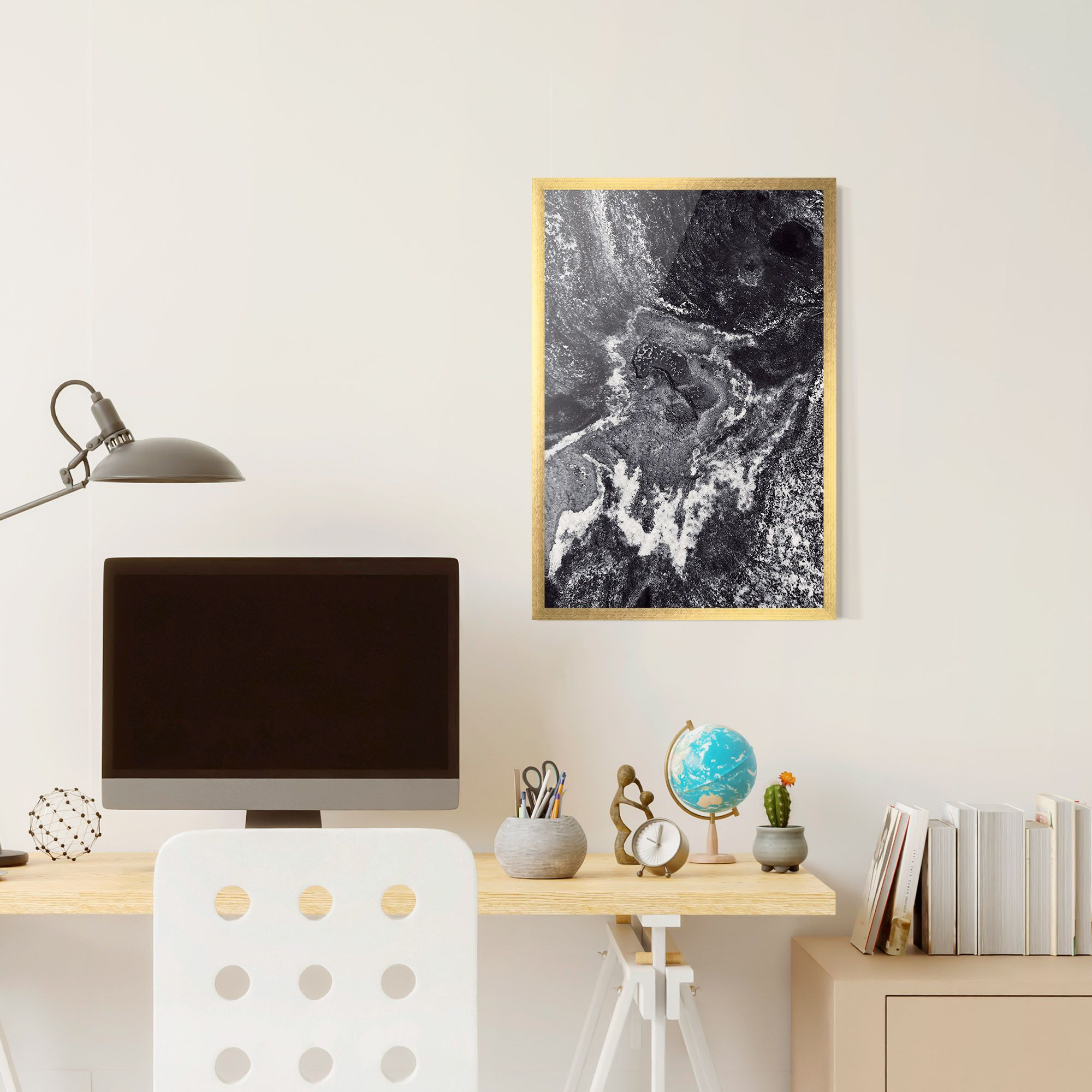 Black And White Abstract mockup 6