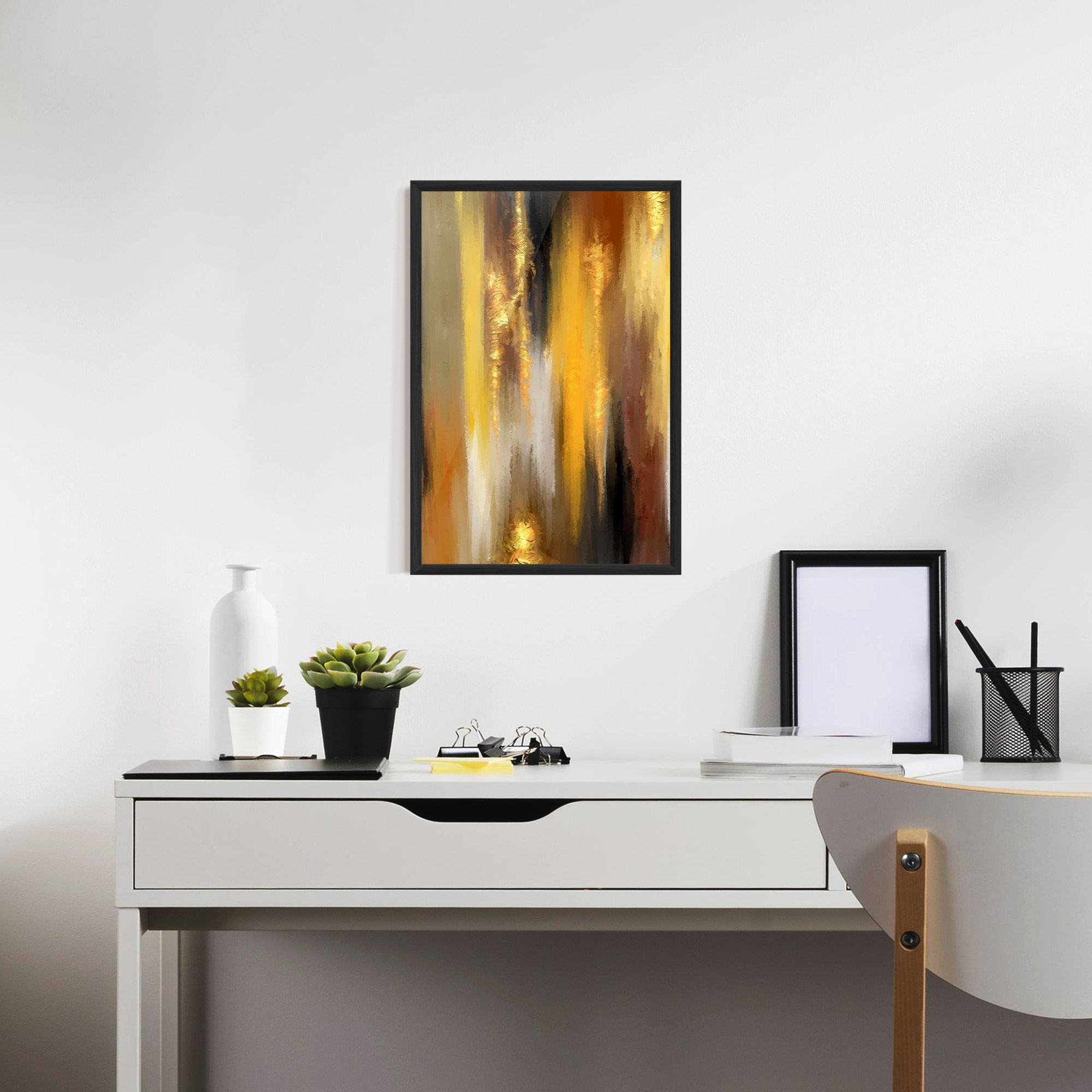 Golden Brown Art mockup 7