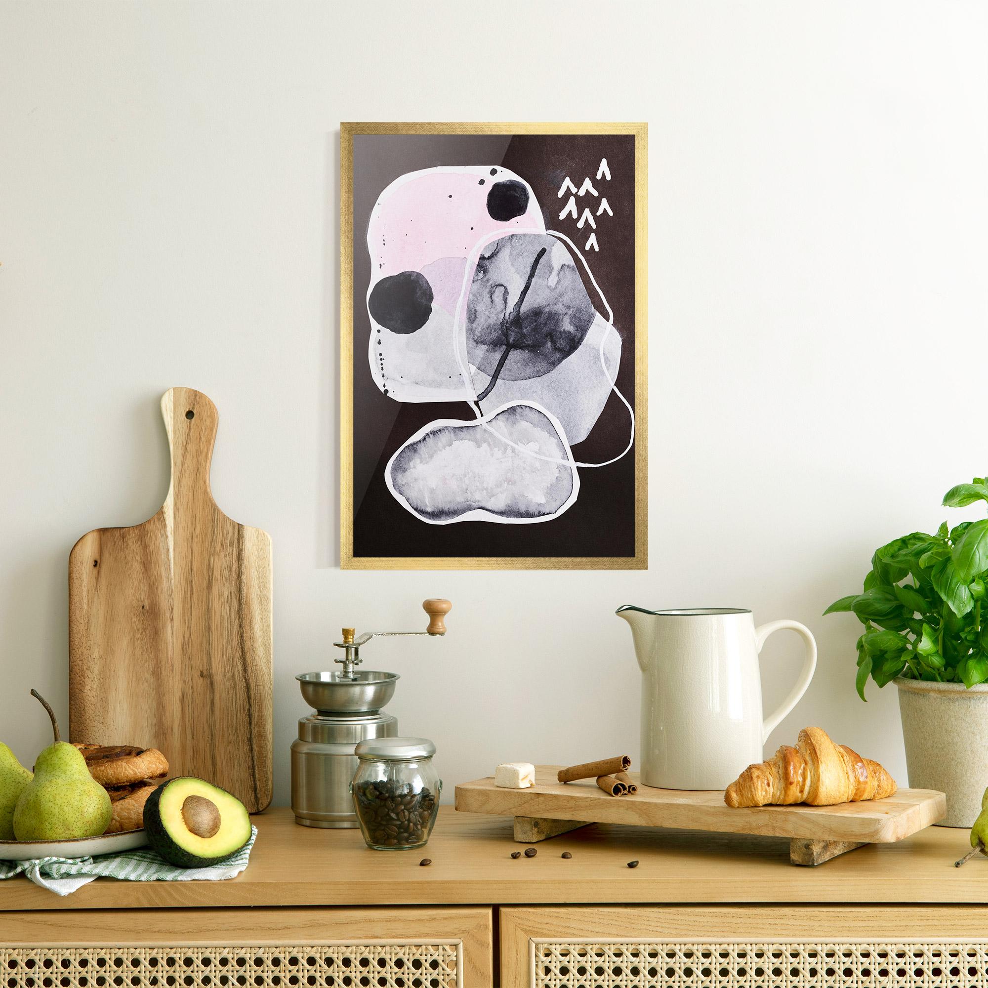 Gerahmte Poster Abstract Collage mockup 8