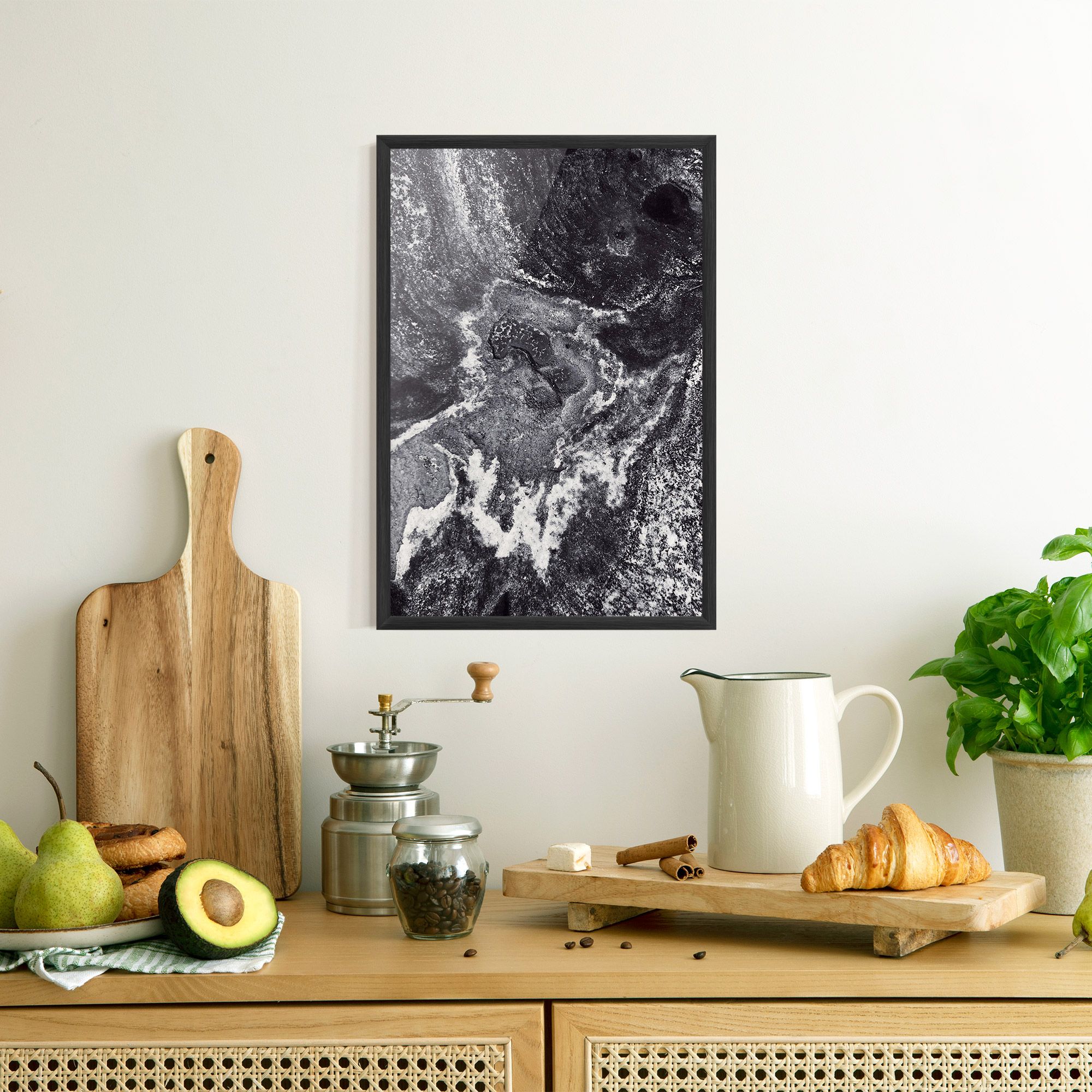 Black And White Abstract mockup 8