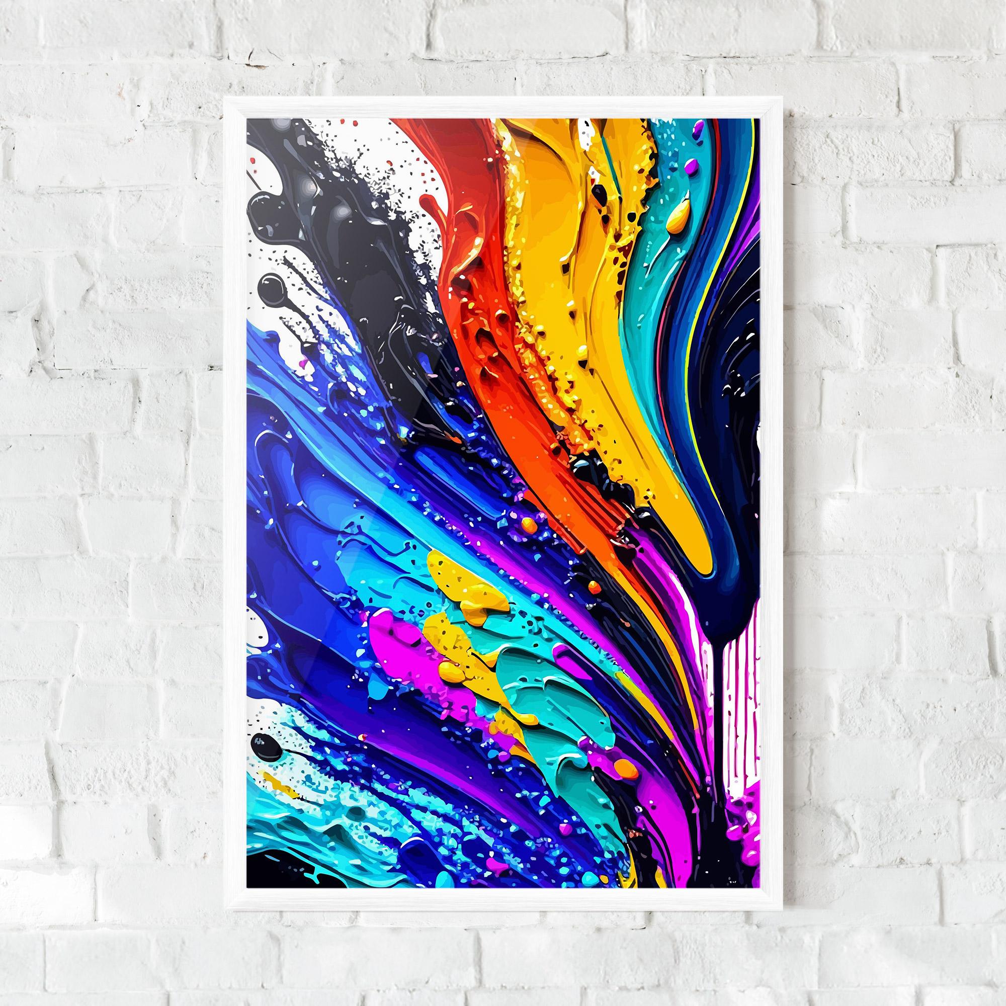 Gerahmte Poster Beautiful Splash mockup 0