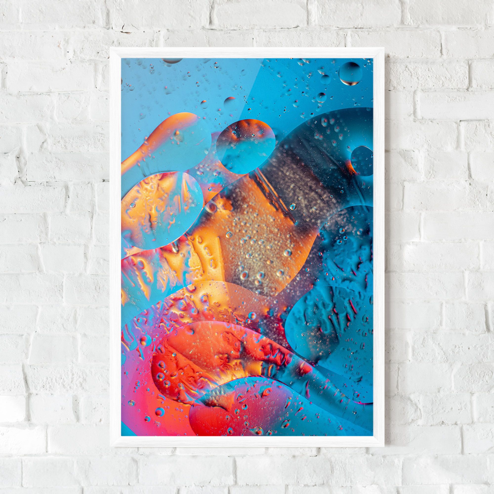 Blue Orange Drops mockup 0