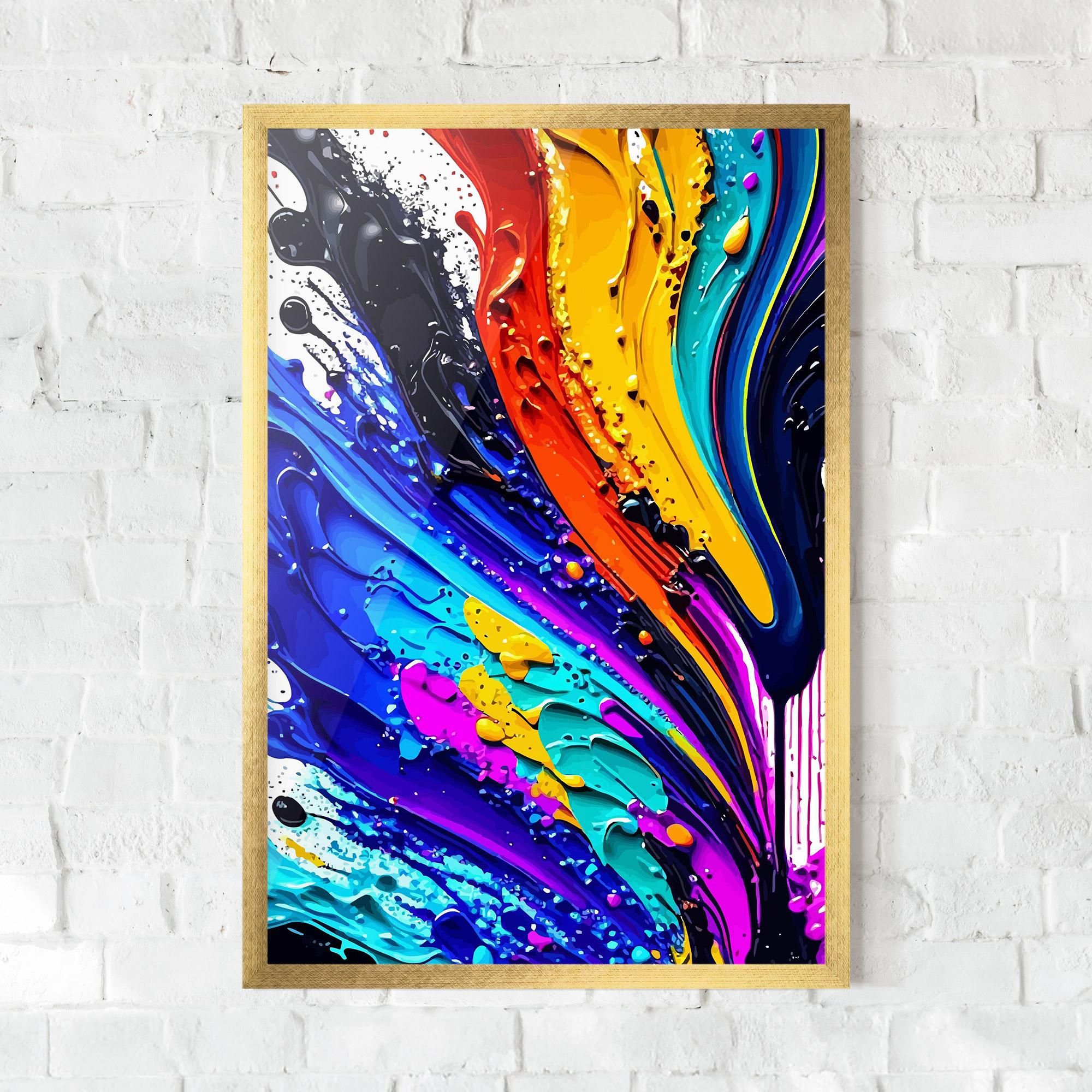 Gerahmte Poster Beautiful Splash mockup 0