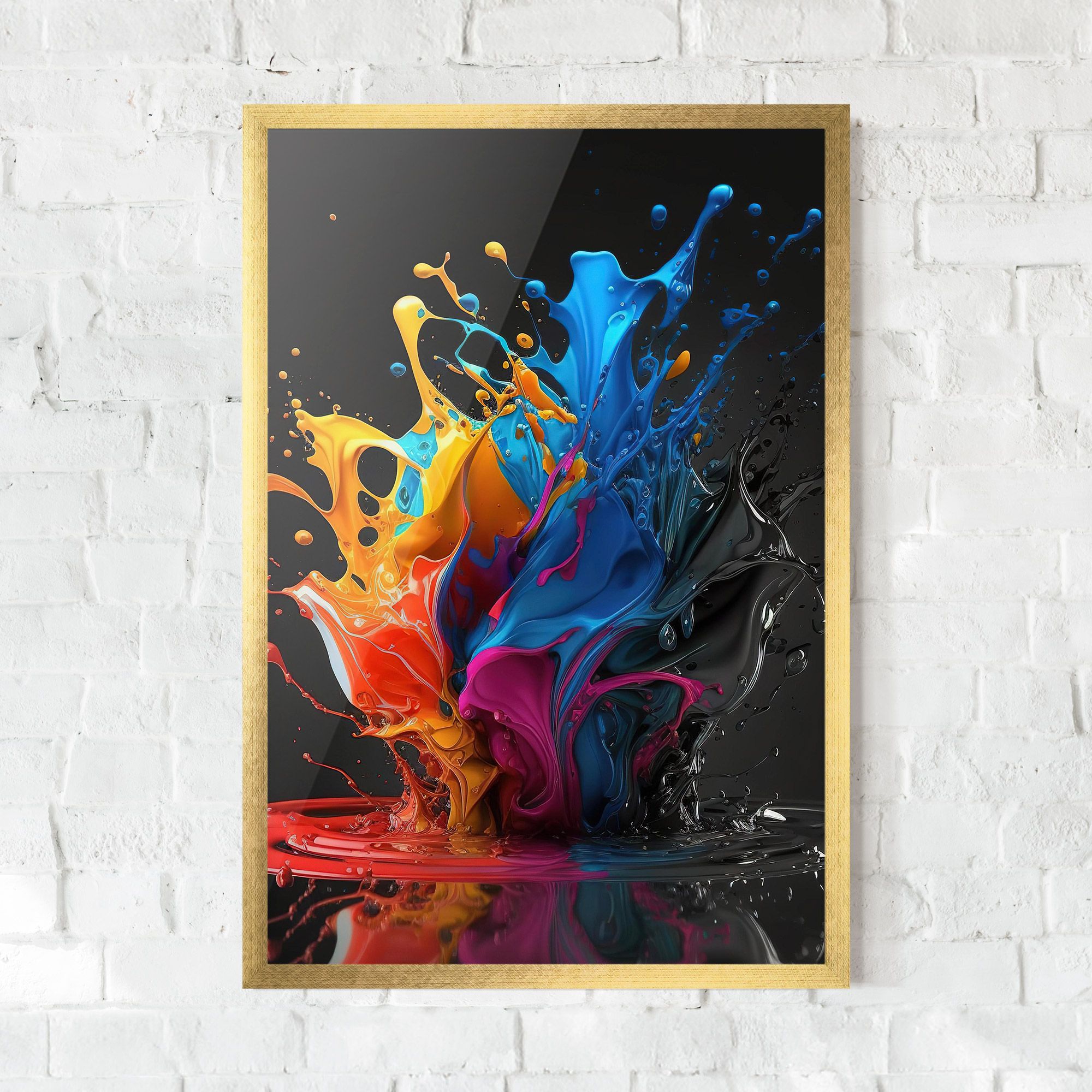 Black Blue Splash mockup 0