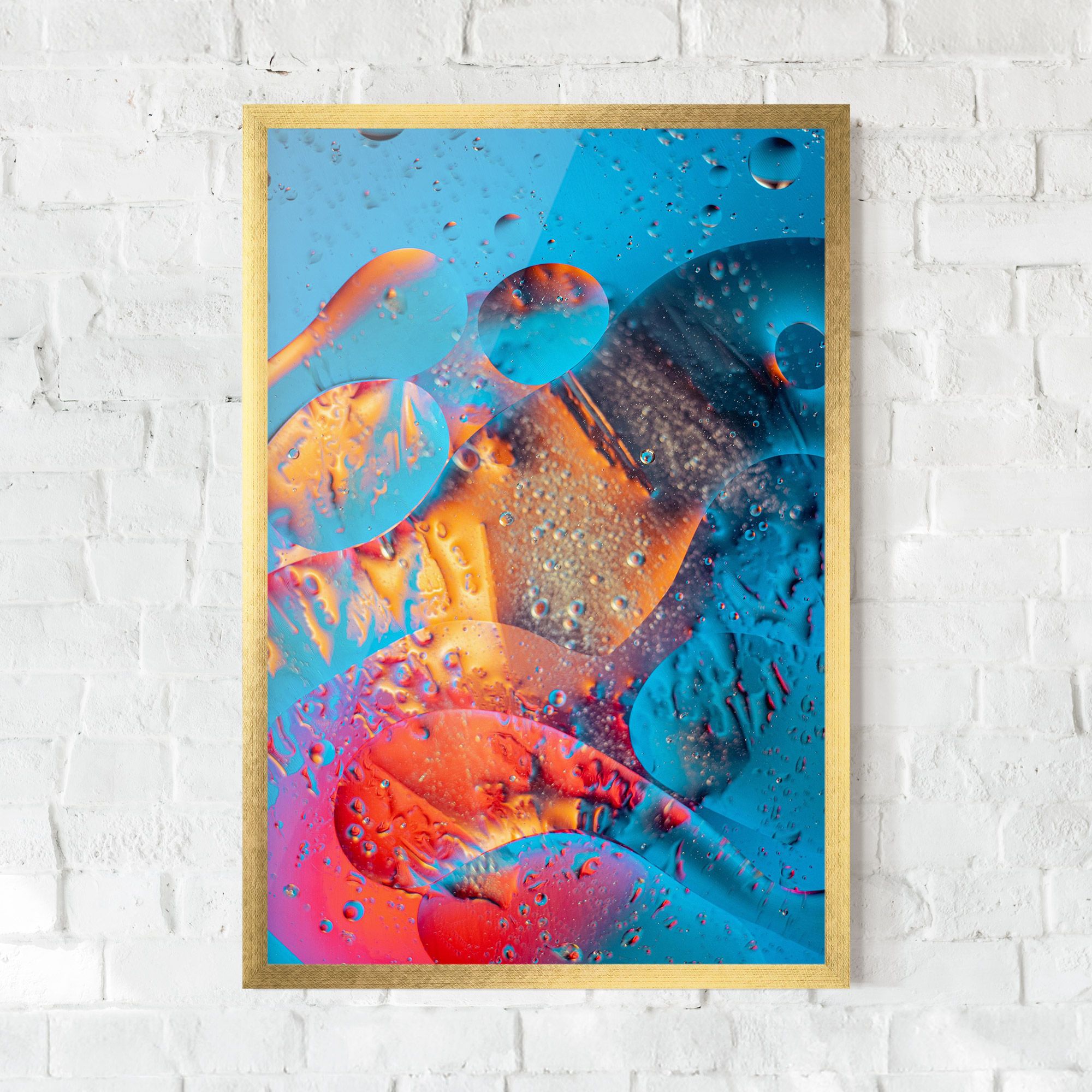 Blue Orange Drops mockup 0