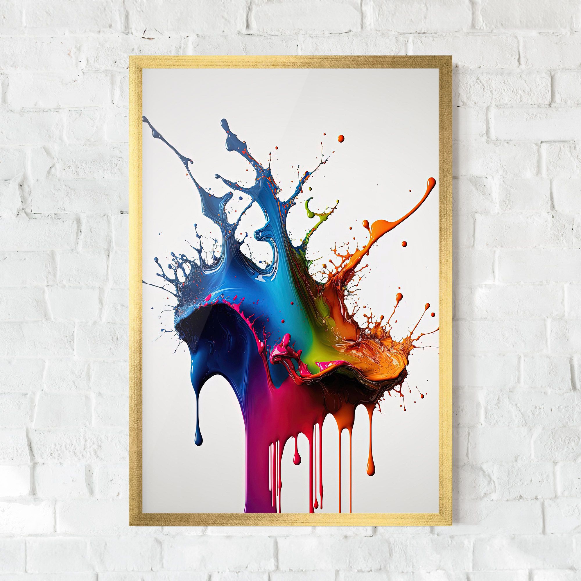 Yellow Blue Floating mockup 0