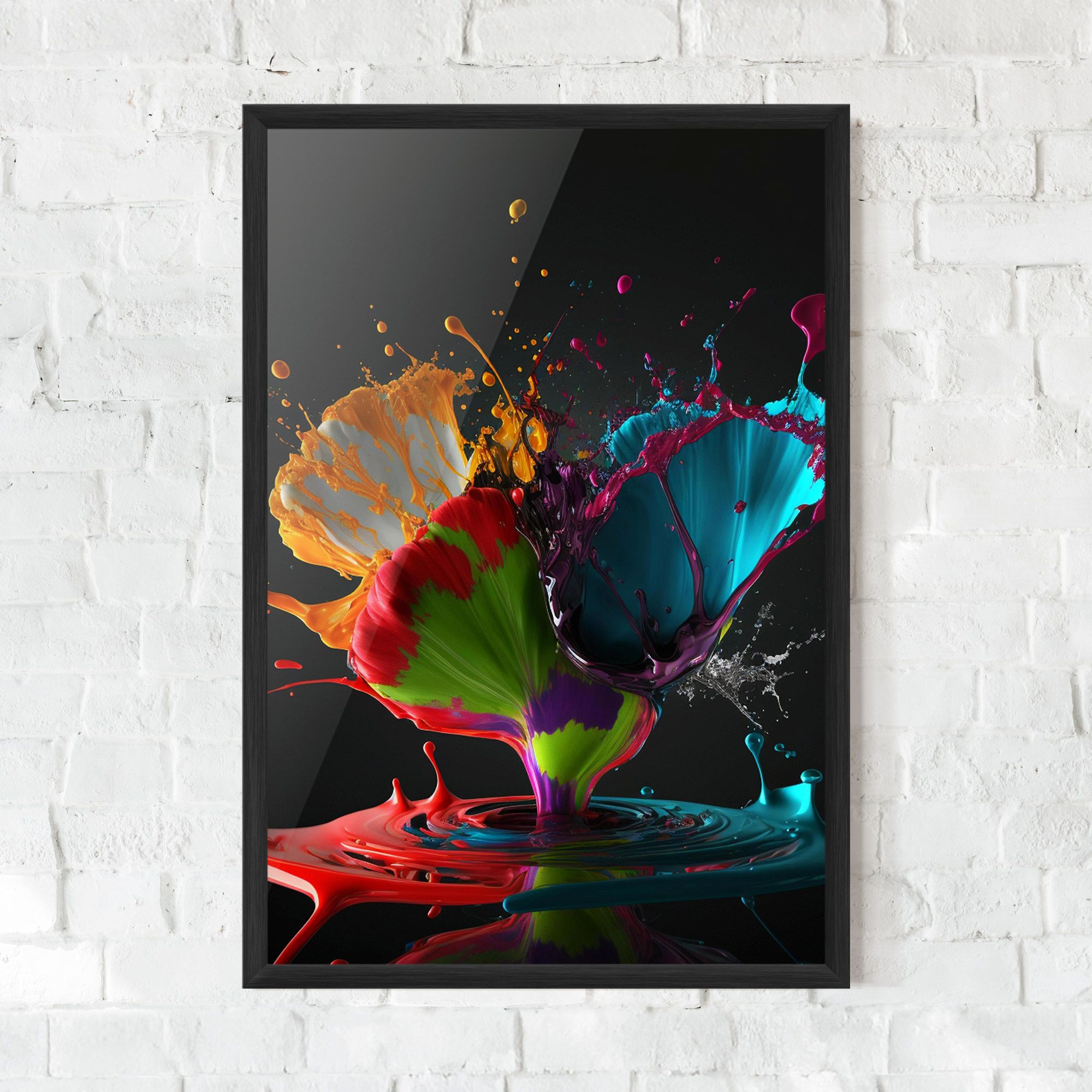 Beautiful Colorful Splash mockup 0