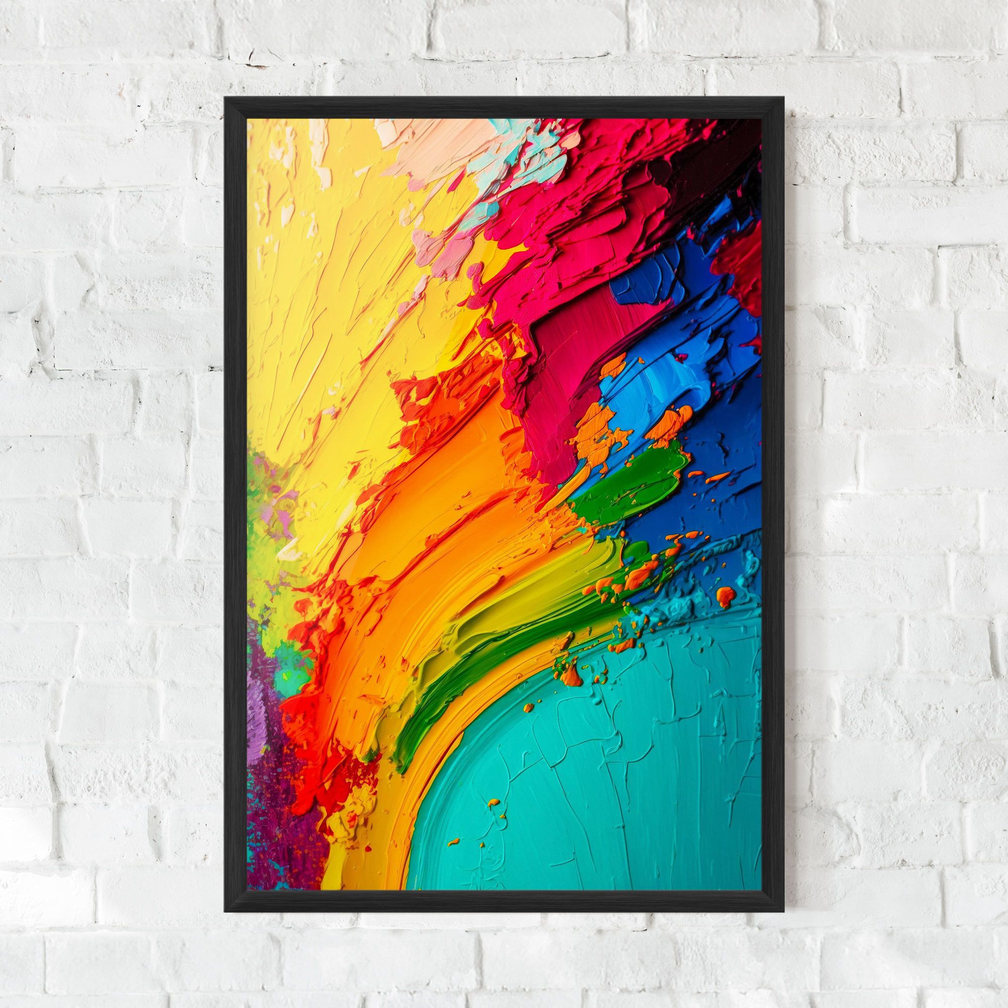 Multicolored Painting mockup 0
