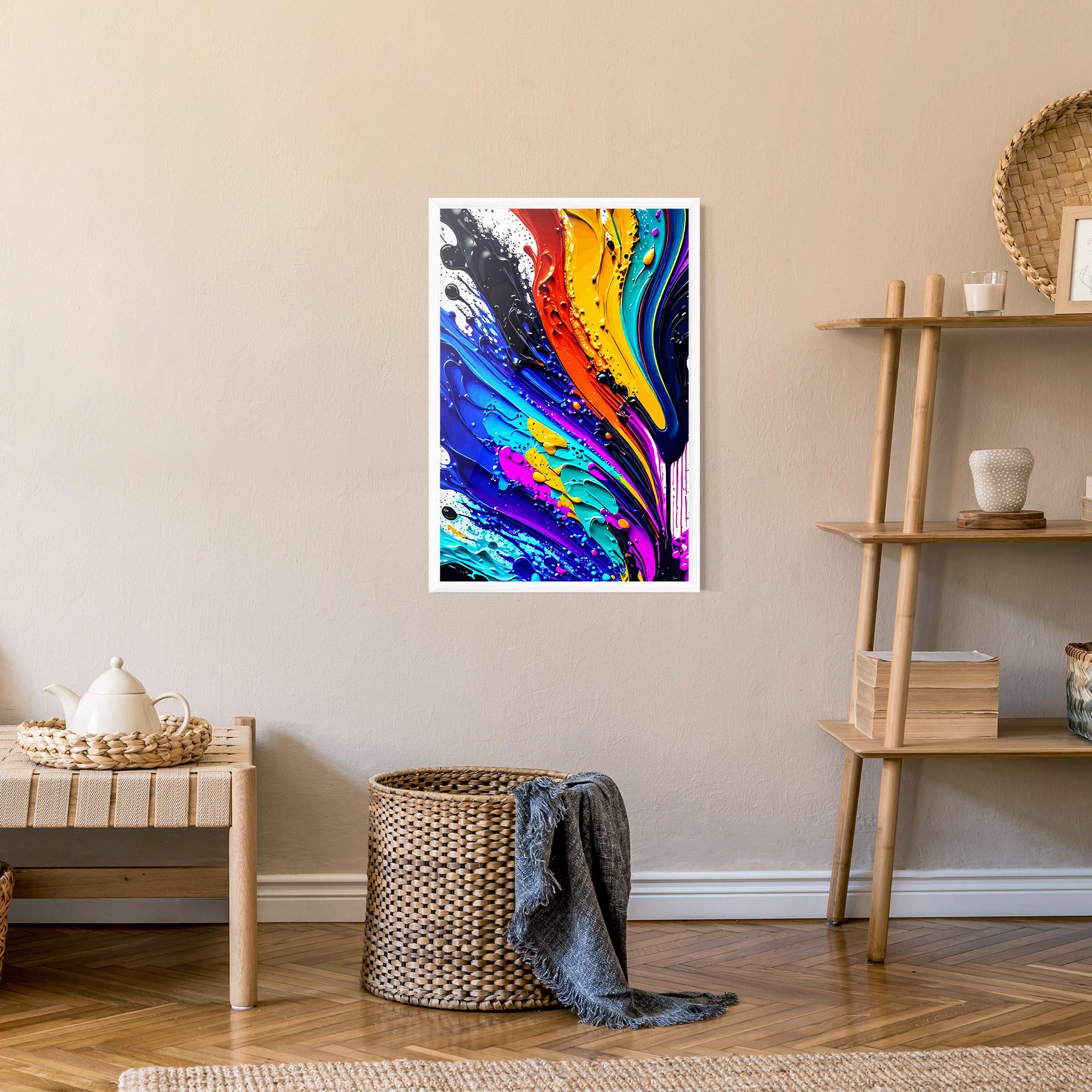 Gerahmte Poster Beautiful Splash mockup 9