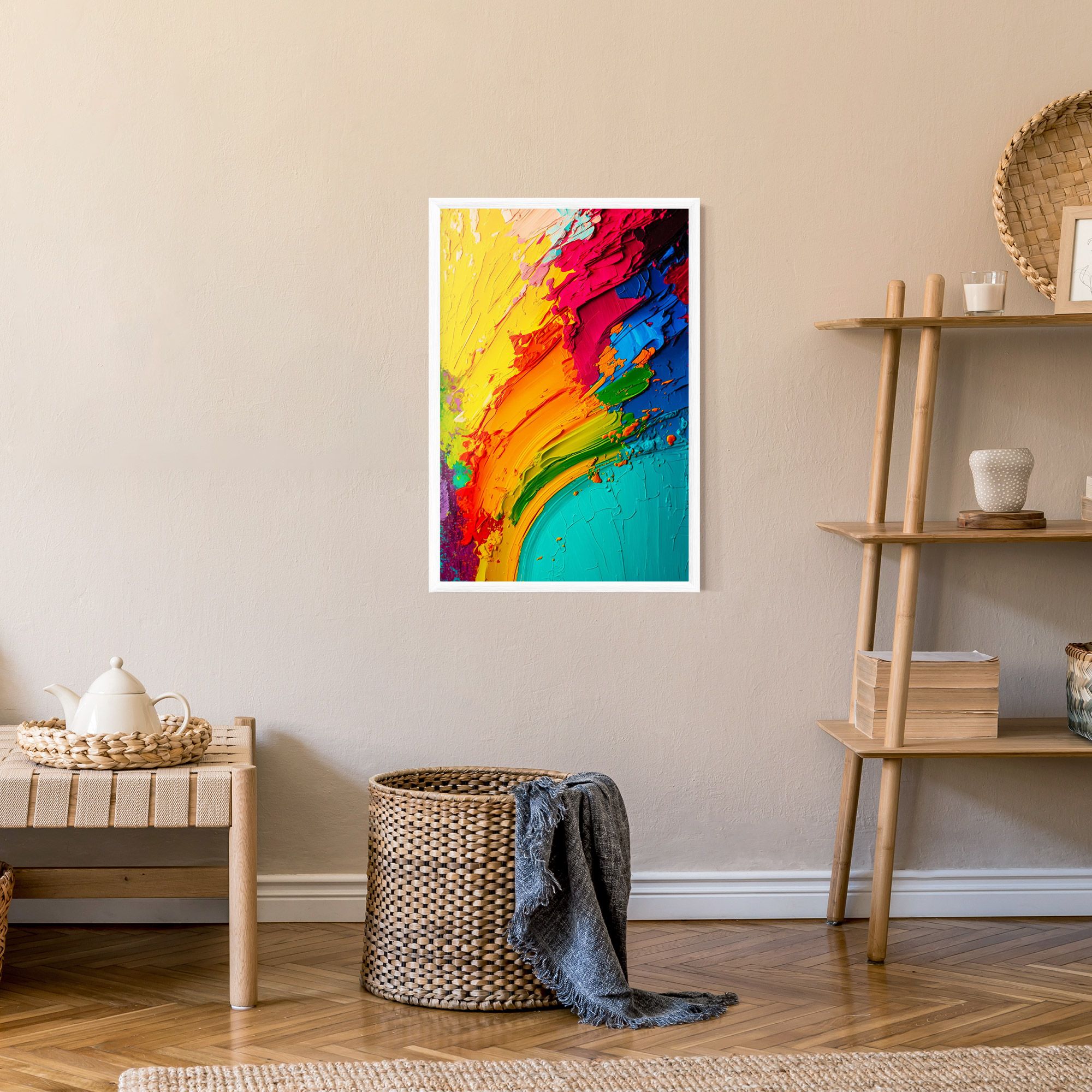 Multicolored Painting mockup 9