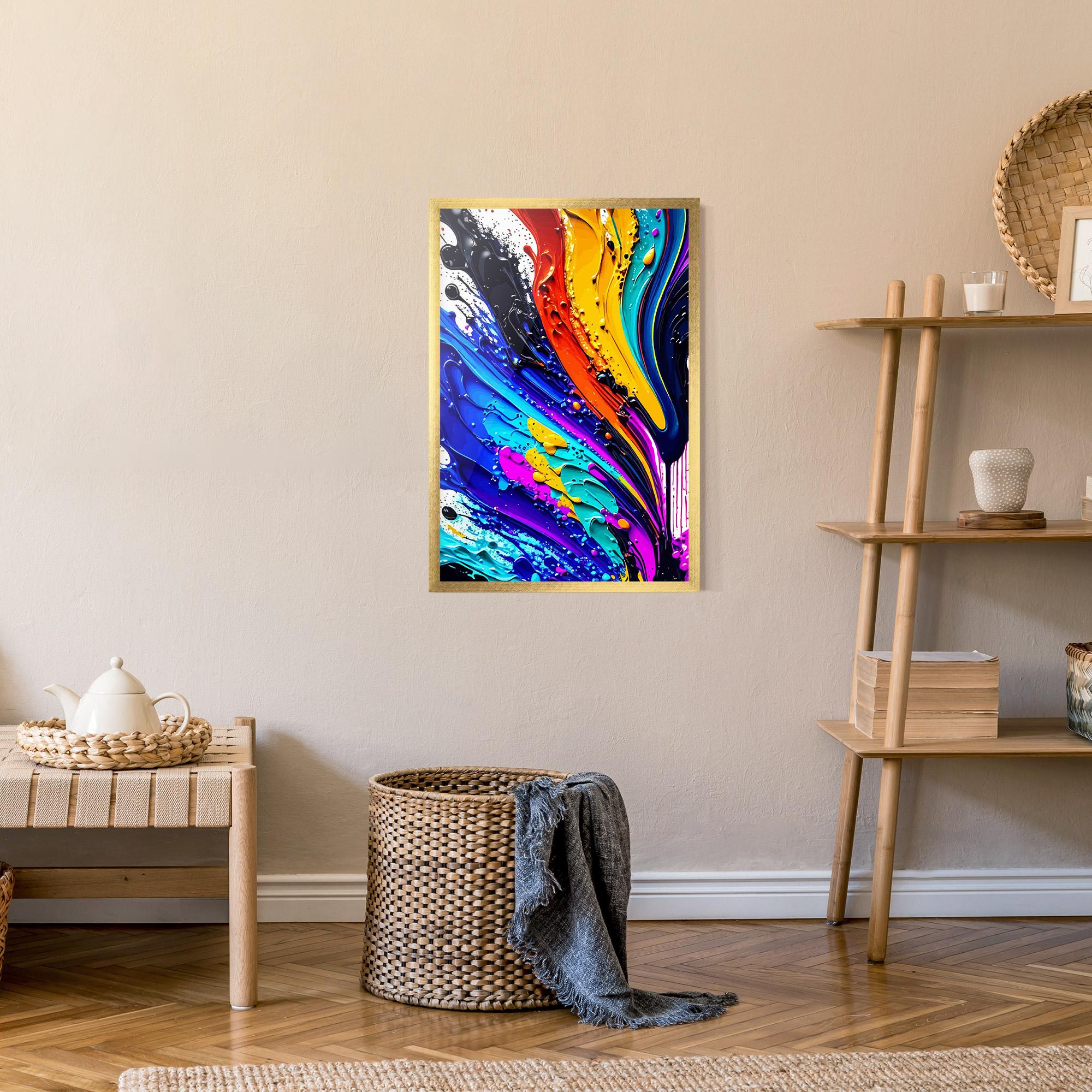 Gerahmte Poster Beautiful Splash mockup 9