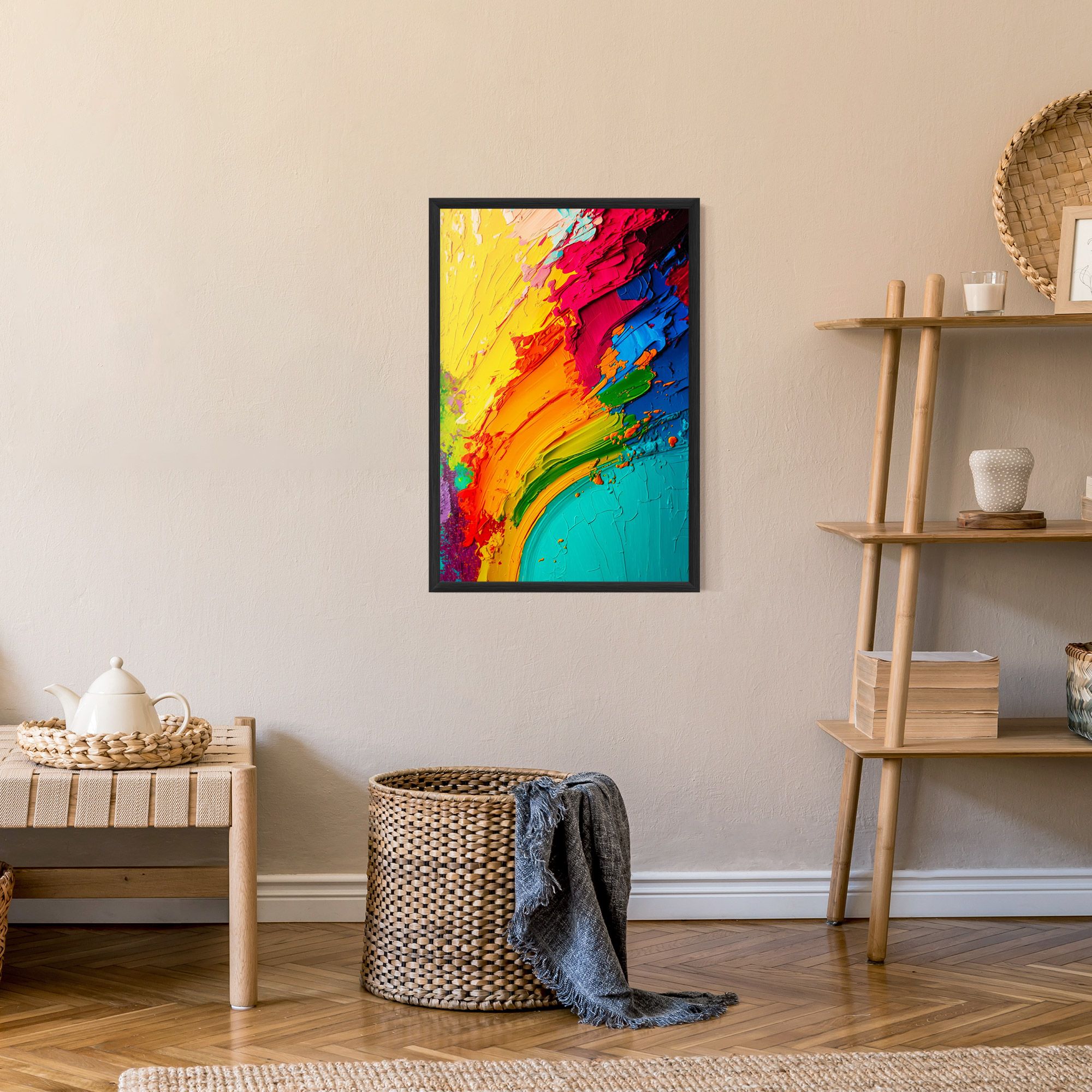 Multicolored Painting mockup 9
