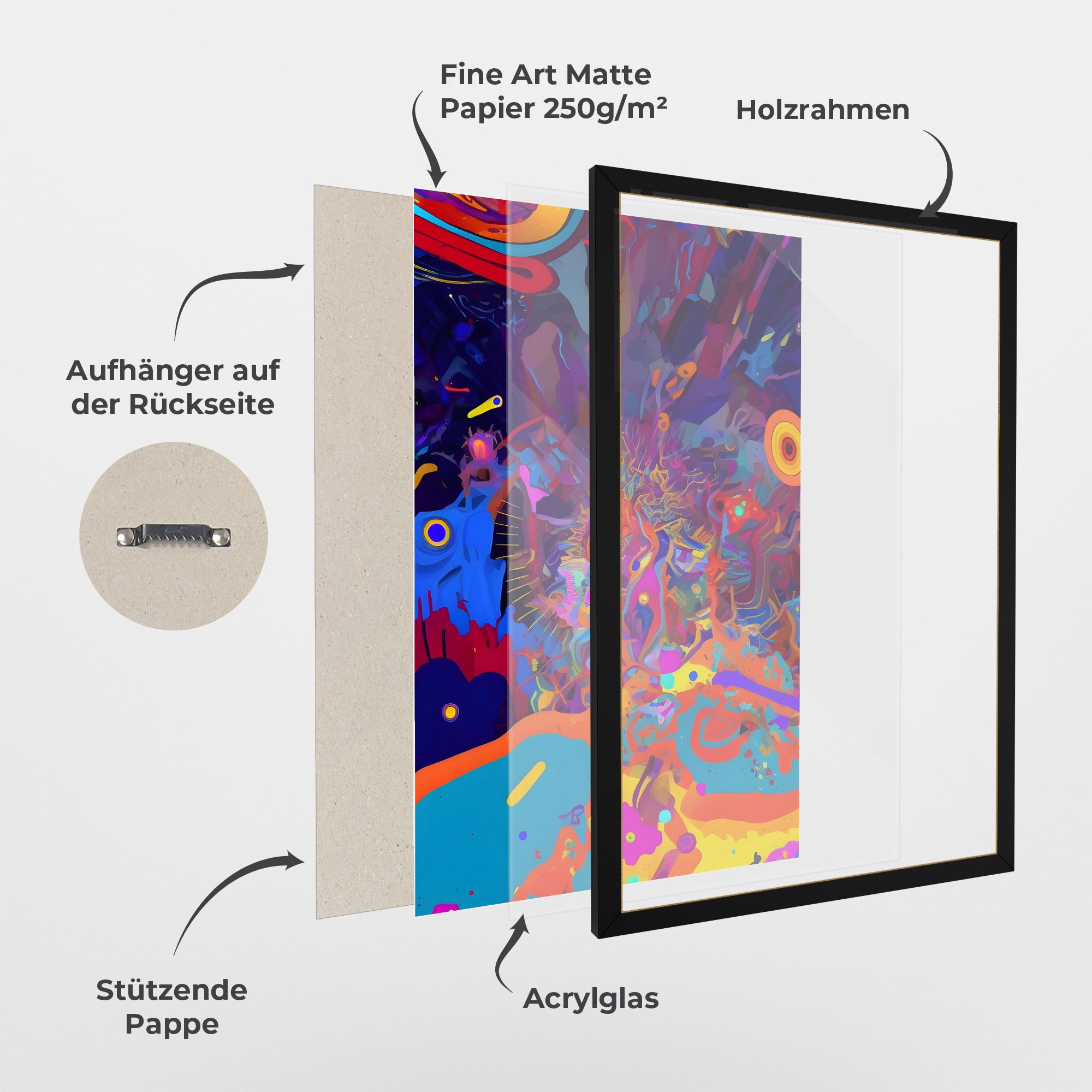 Abstract Color Work mockup 1