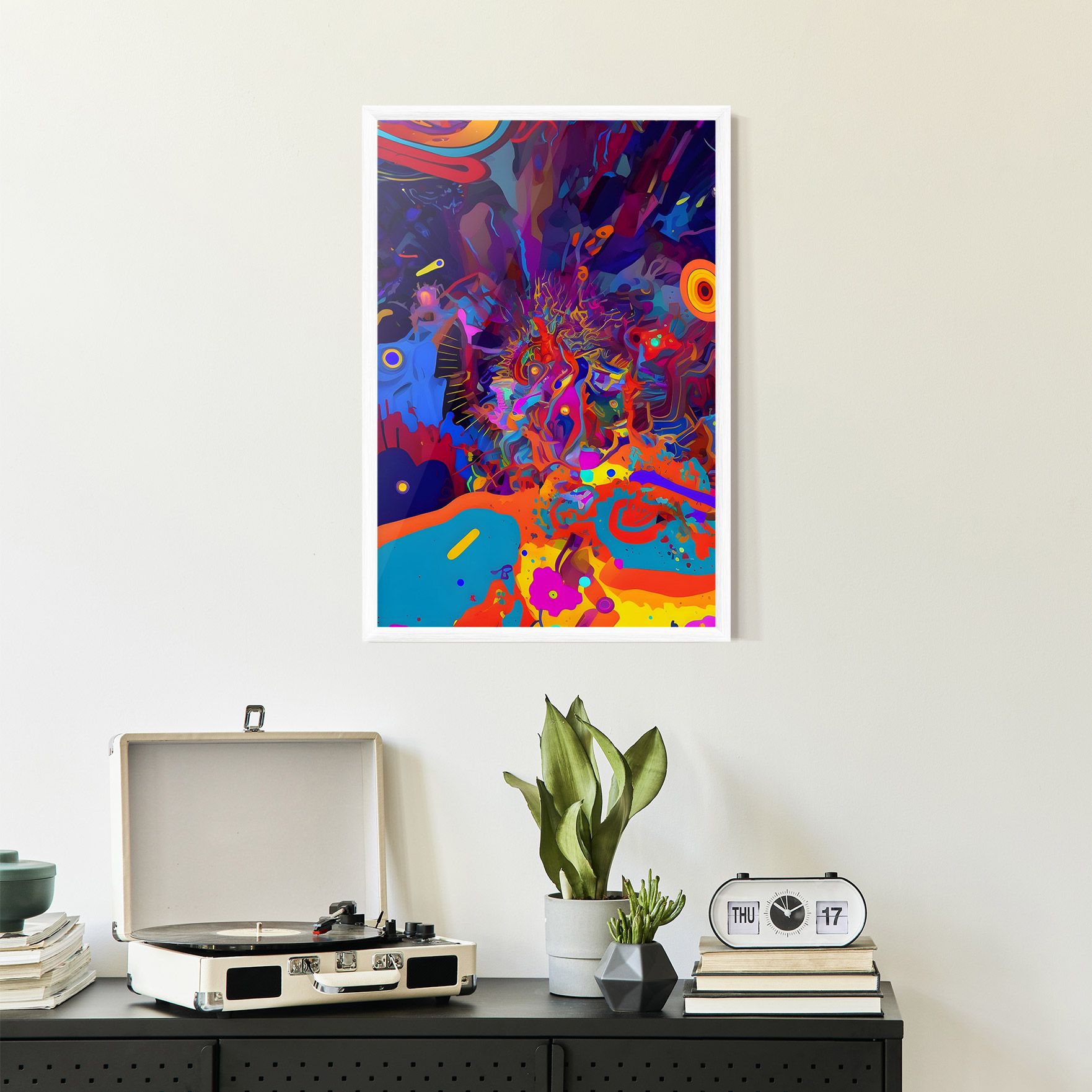 Abstract Color Work mockup 2