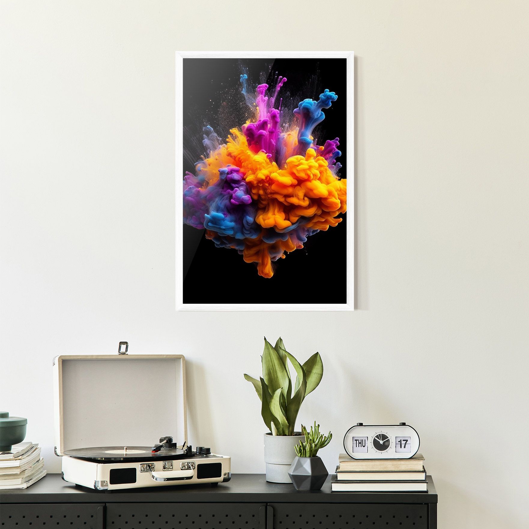 Colorful Cloud Liquid mockup 2